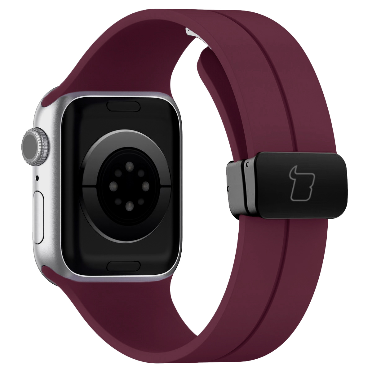 Brățara din silicon Bizon Strap Watch Silicone văzută din spate