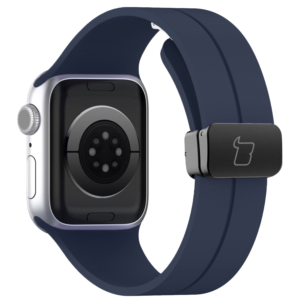 Cureaua din silicon Bizon Strap Watch Silicone văzută din spate