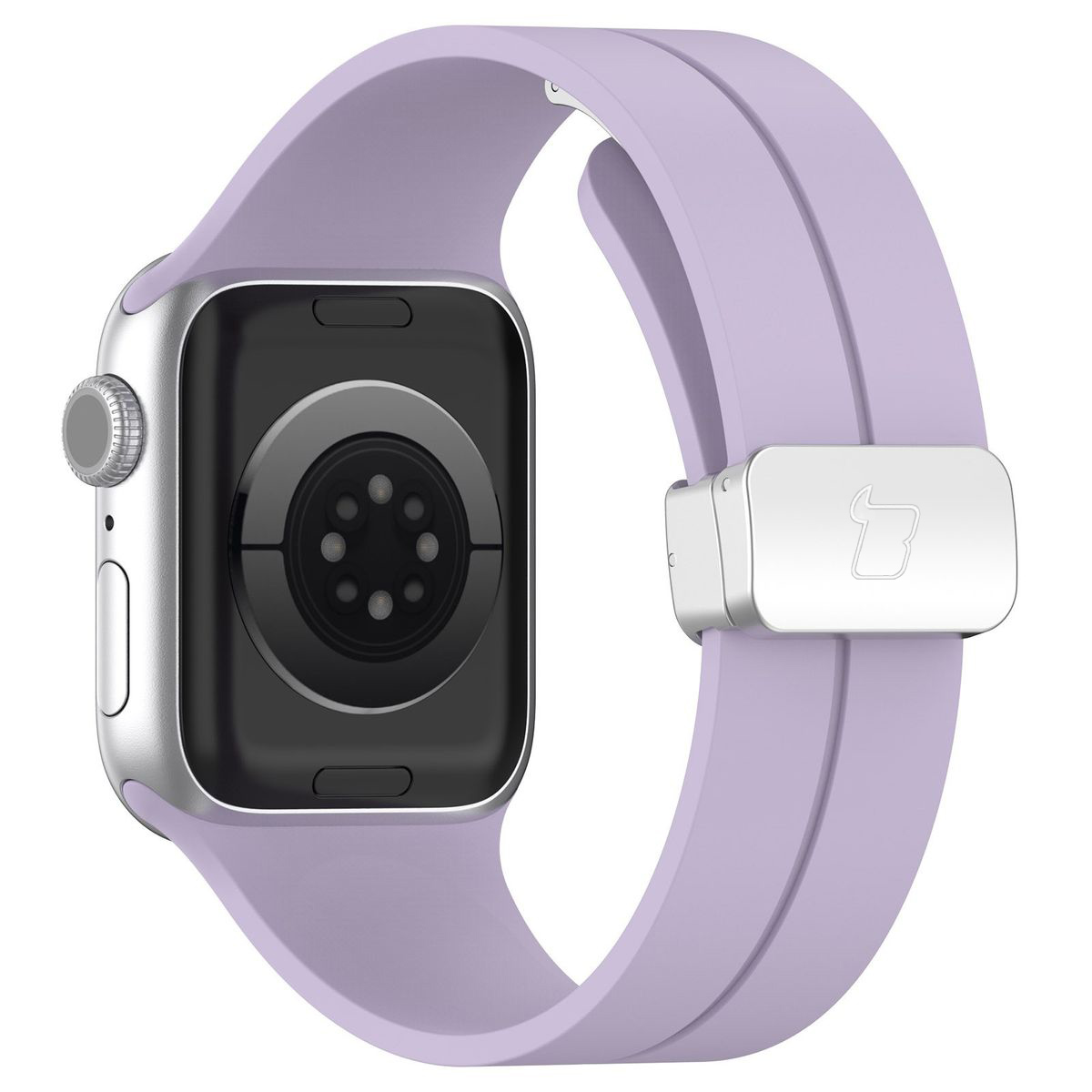 Brățara din silicon Bizon Strap Watch Silicone prezentată din spate