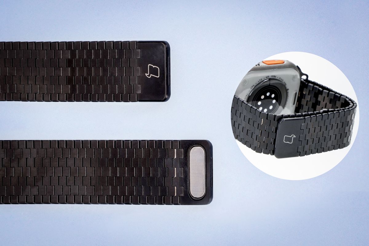 Închidere magnetică a brățării Bizon Strap Watch Titanium