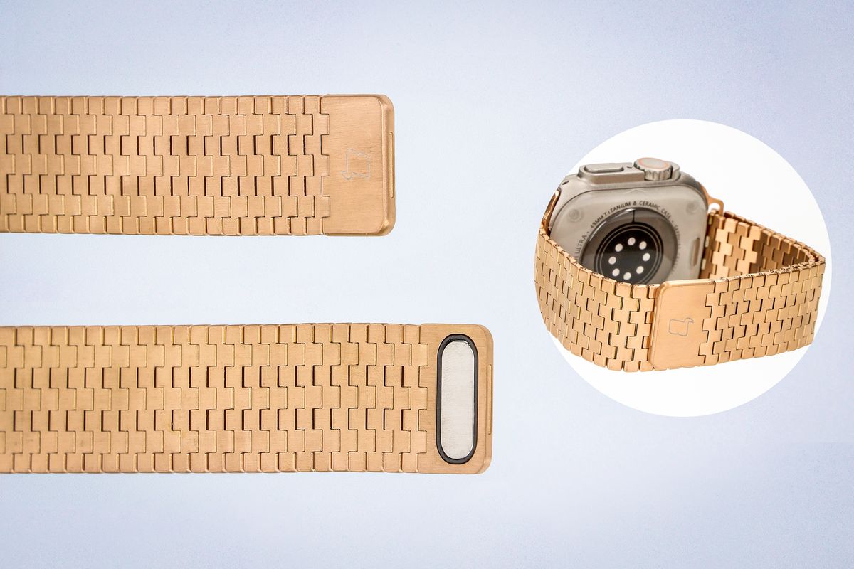 Închidere magnetică a brățării Bizon Strap Watch Titanium