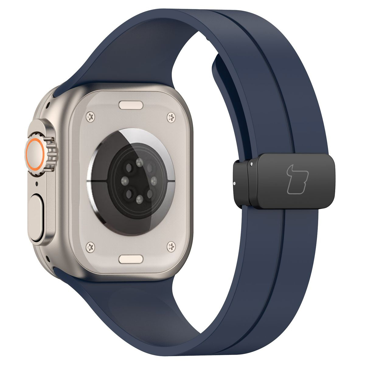 Cureaua din silicon Bizon Strap Watch Silicone văzută din spate
