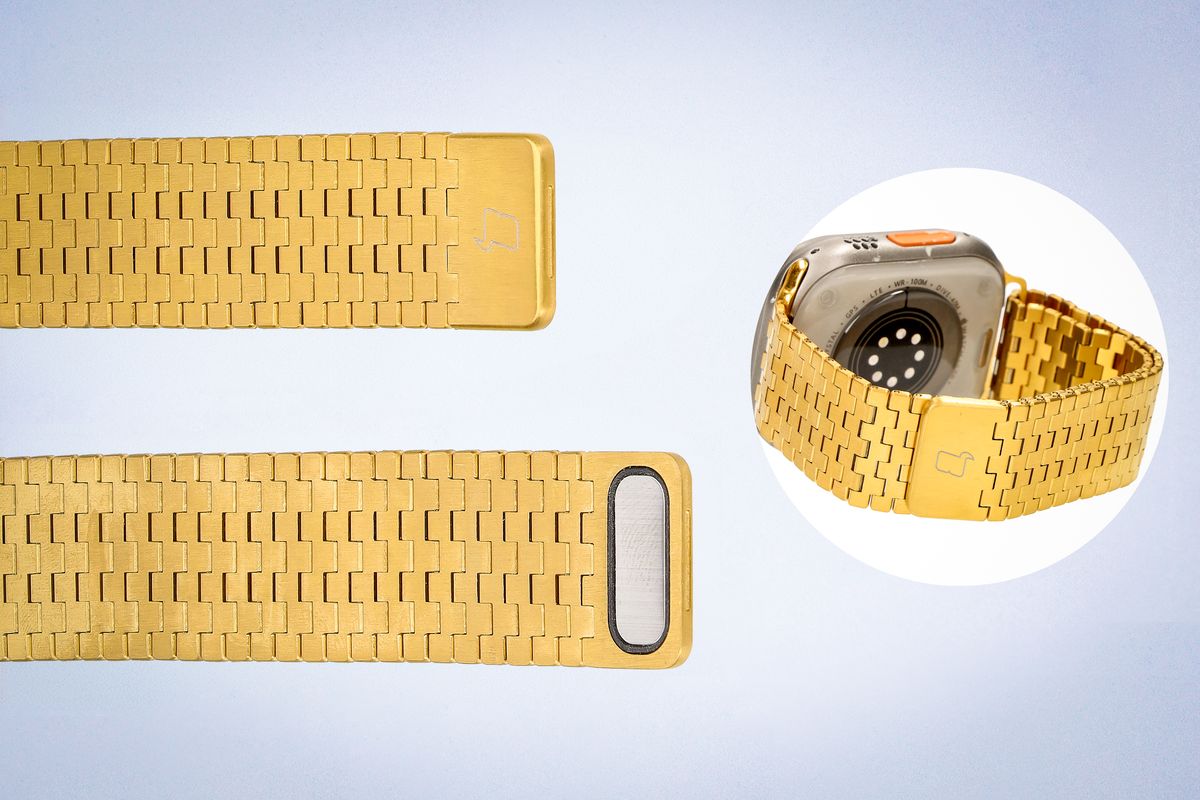 Închidere magnetică a brățării Bizon Strap Watch Titanium