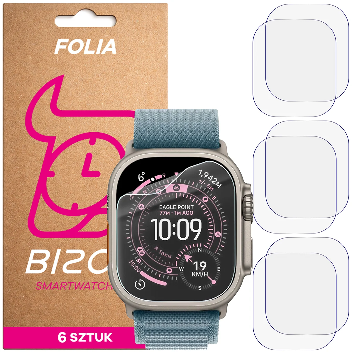 Bison Hydrogel Film HydroFlex for Apple Watch Ultra 3 / 2 / 1 (49 mm)