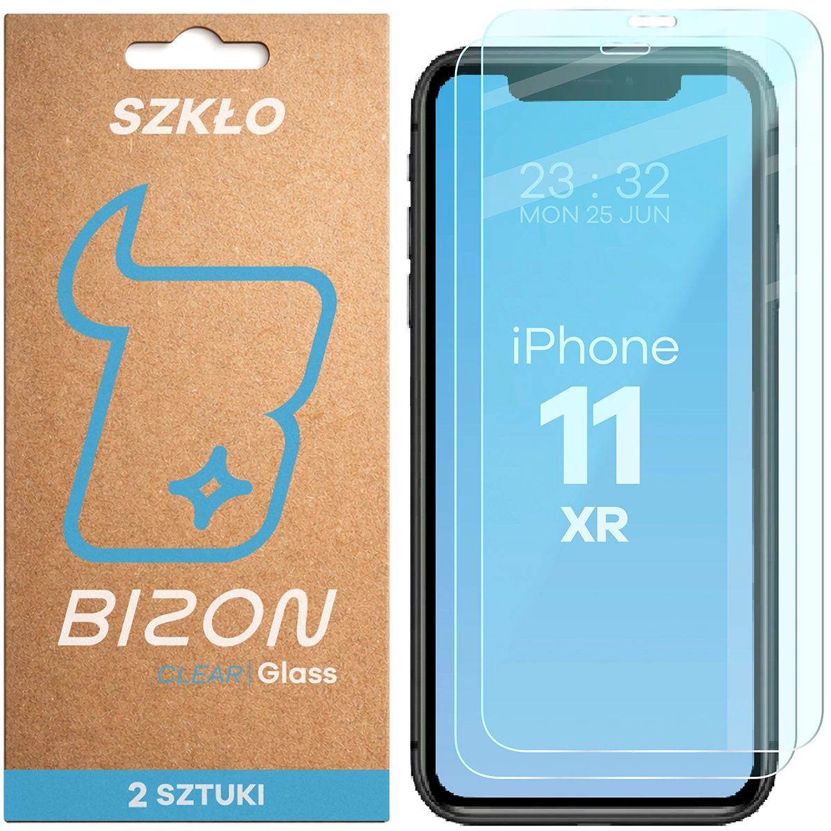Szkło hartowane Bizon Glass Clear Duo do Apple iPhone 11 / Apple iPhone Xr