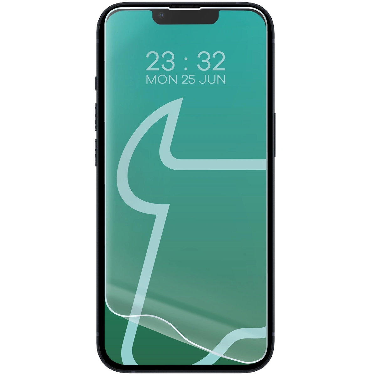 Folia hydrożelowa do Apple iPhone 13 / Apple iPhone 13 Pro obok telefonu