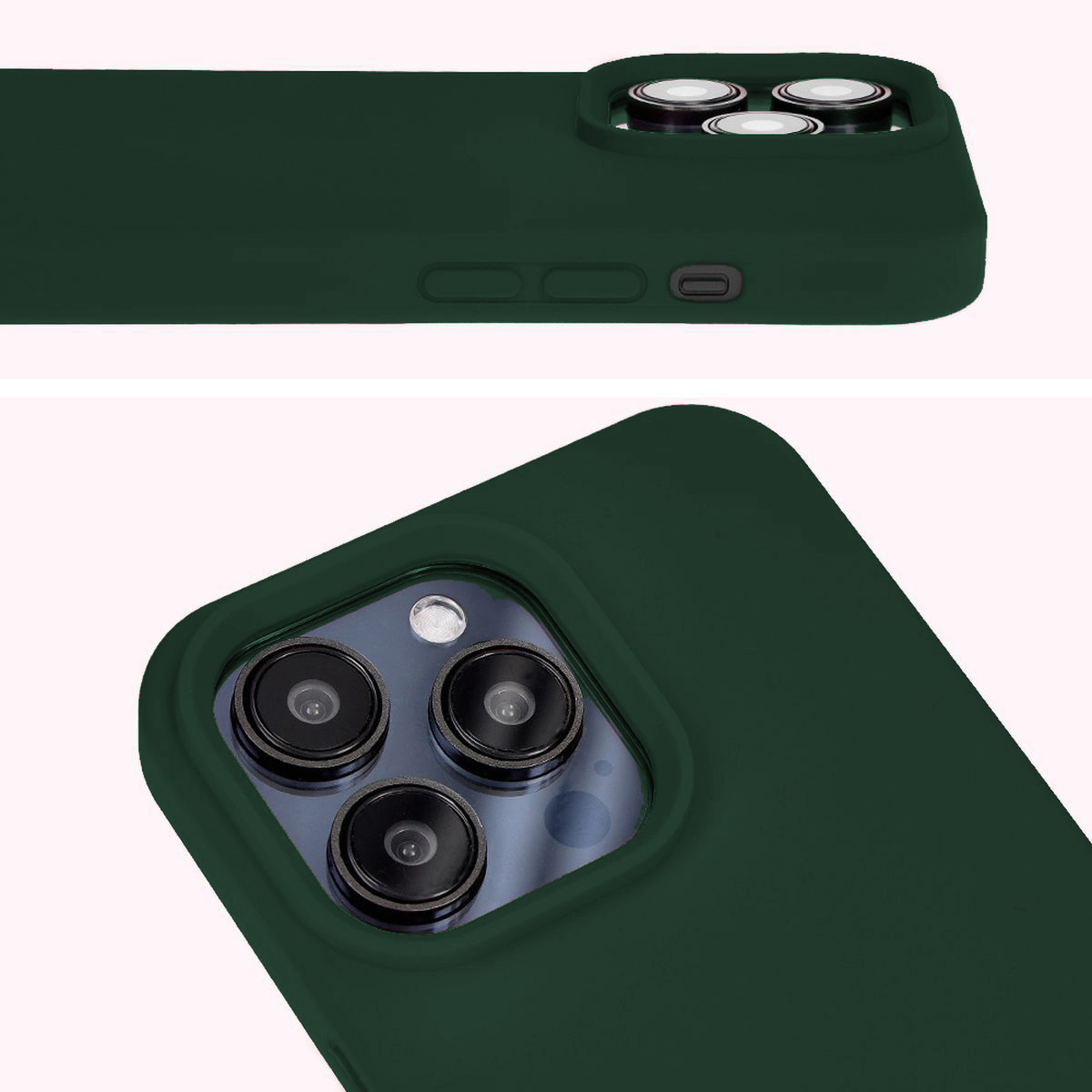 Prim-plan pe decupajul pentru camere în husa Bizon Soft Case