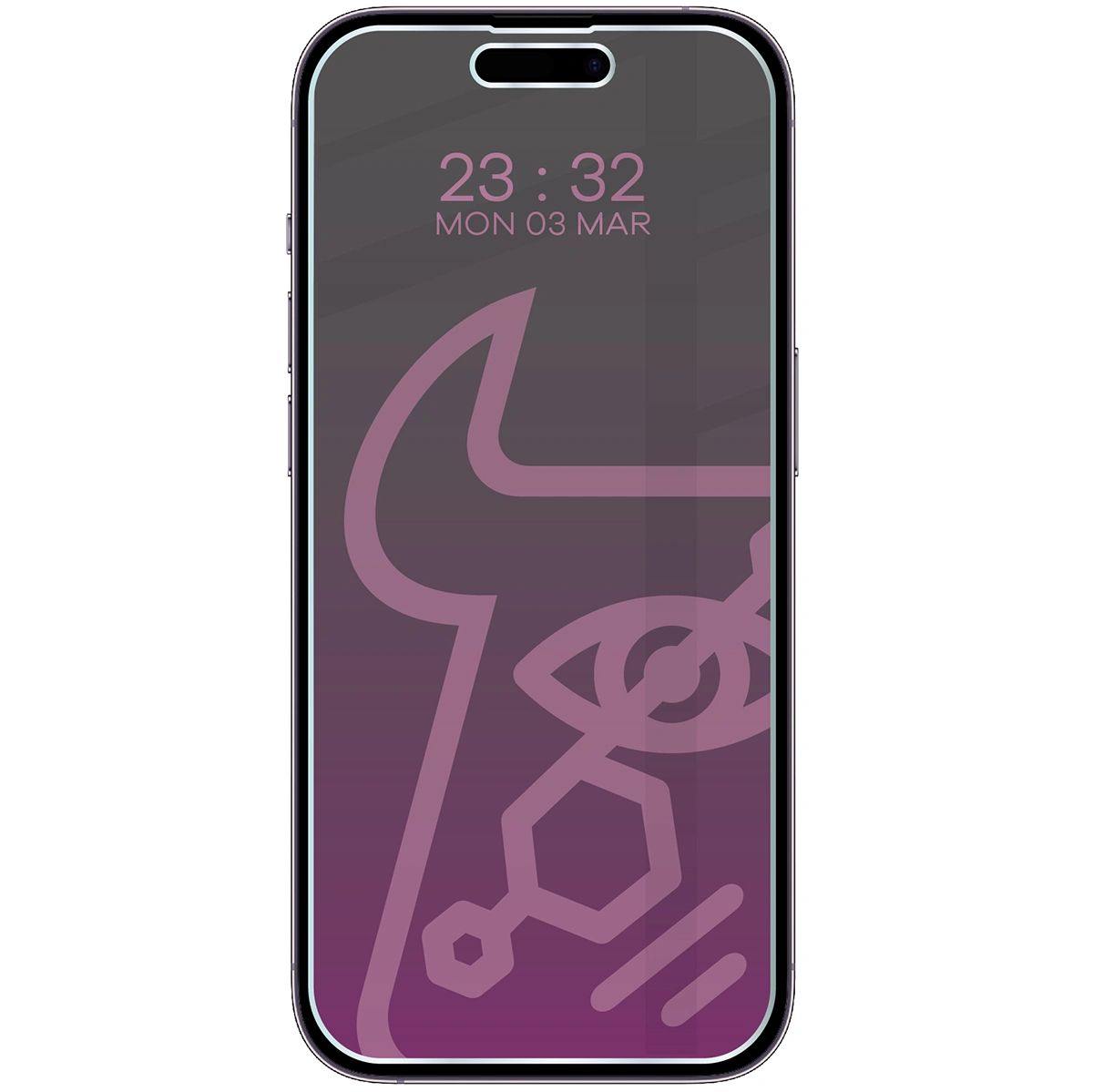 Idealne dopasowanie Bizon Smart Glass do iPhone 14 Pro