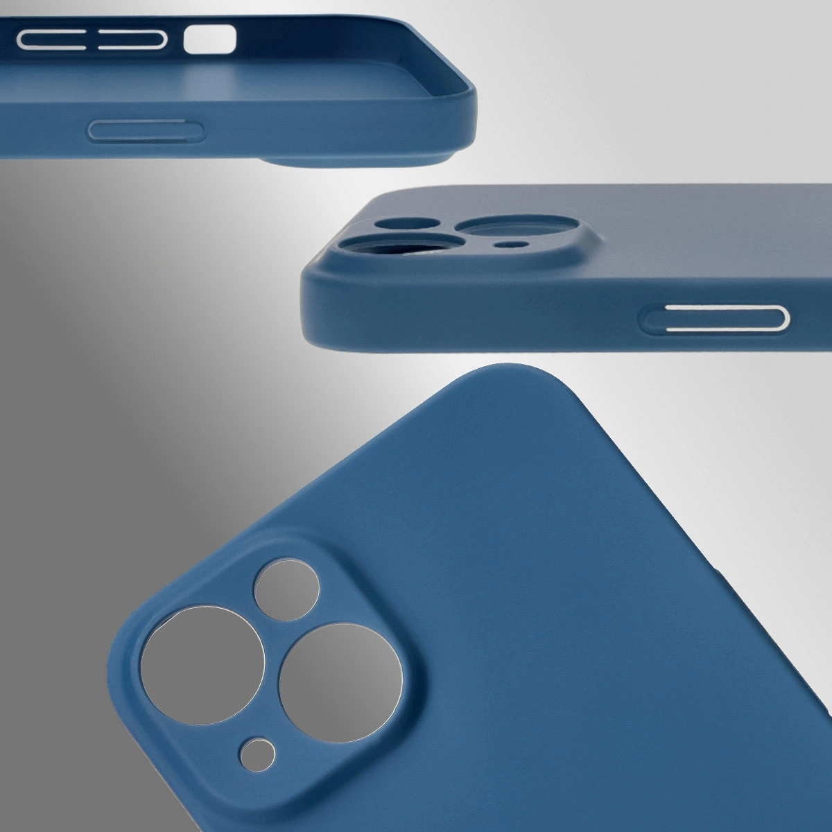 Dedizierte Ausschnitte und erhöhte Kanten für Kamera und Bildschirm im Bizon Case Łupka für das Apple iPhone 14