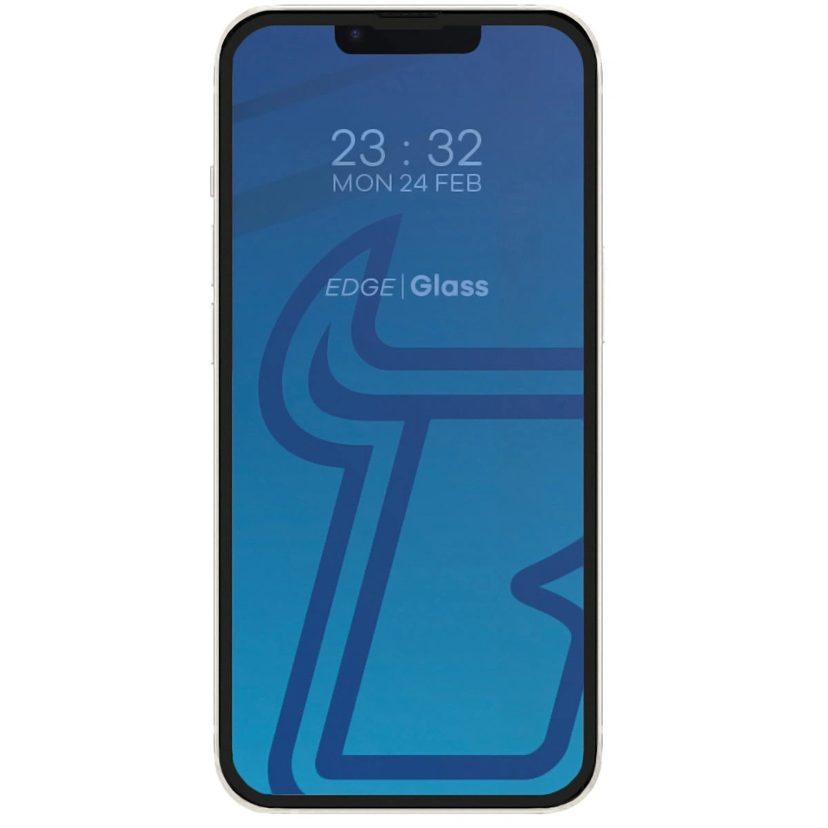 Krystalicznie przejrzysta szybka Bizon Glass Edge do Apple iPhone 14 / Apple iPhone 13