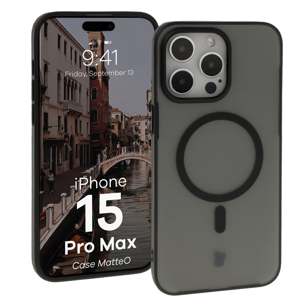 Matowe etui Bizon Case MatteO do Apple iPhone 15 Pro Max