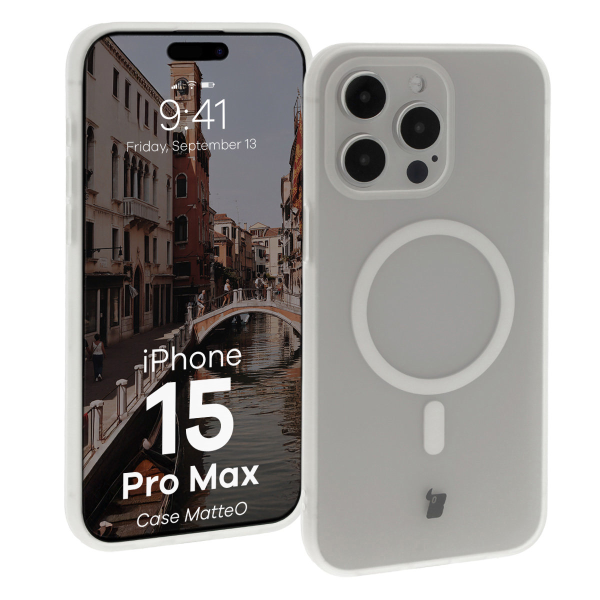 Husă mată Bizon Case MatteO pentru iPhone 15 Pro Max