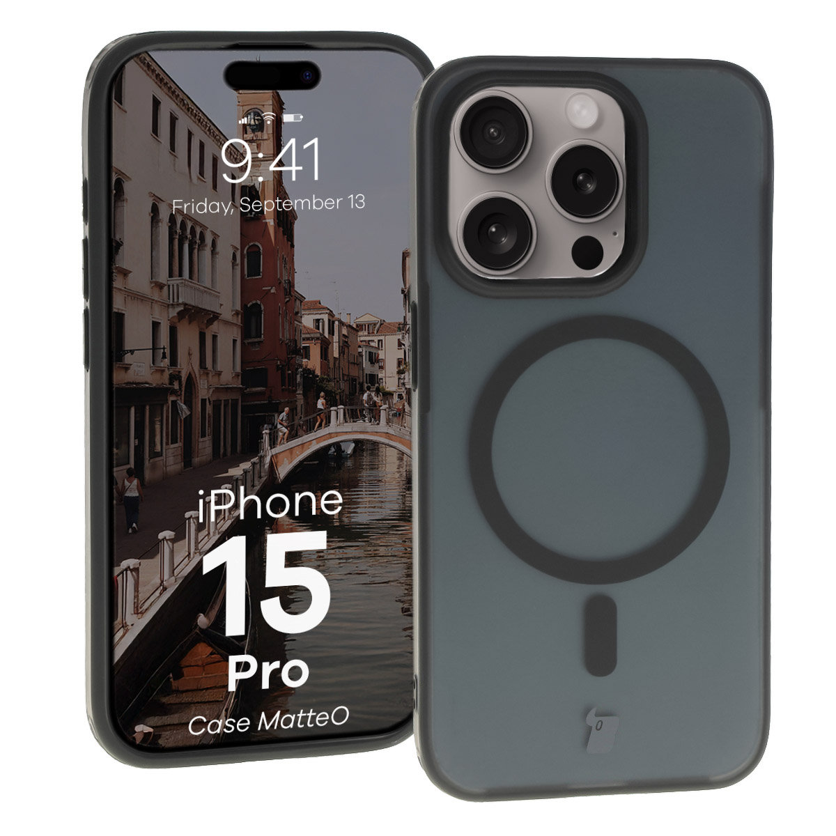 Matowe etui Bizon Case MatteO do Apple iPhone 15 Pro