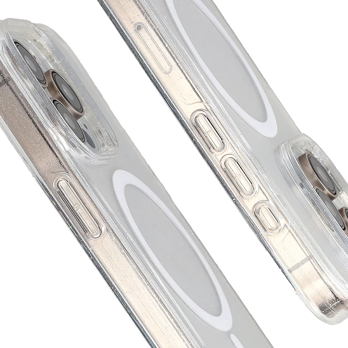 Konstrukcja etui Bizon Case SparklO do Apple iPhone 15 Pro