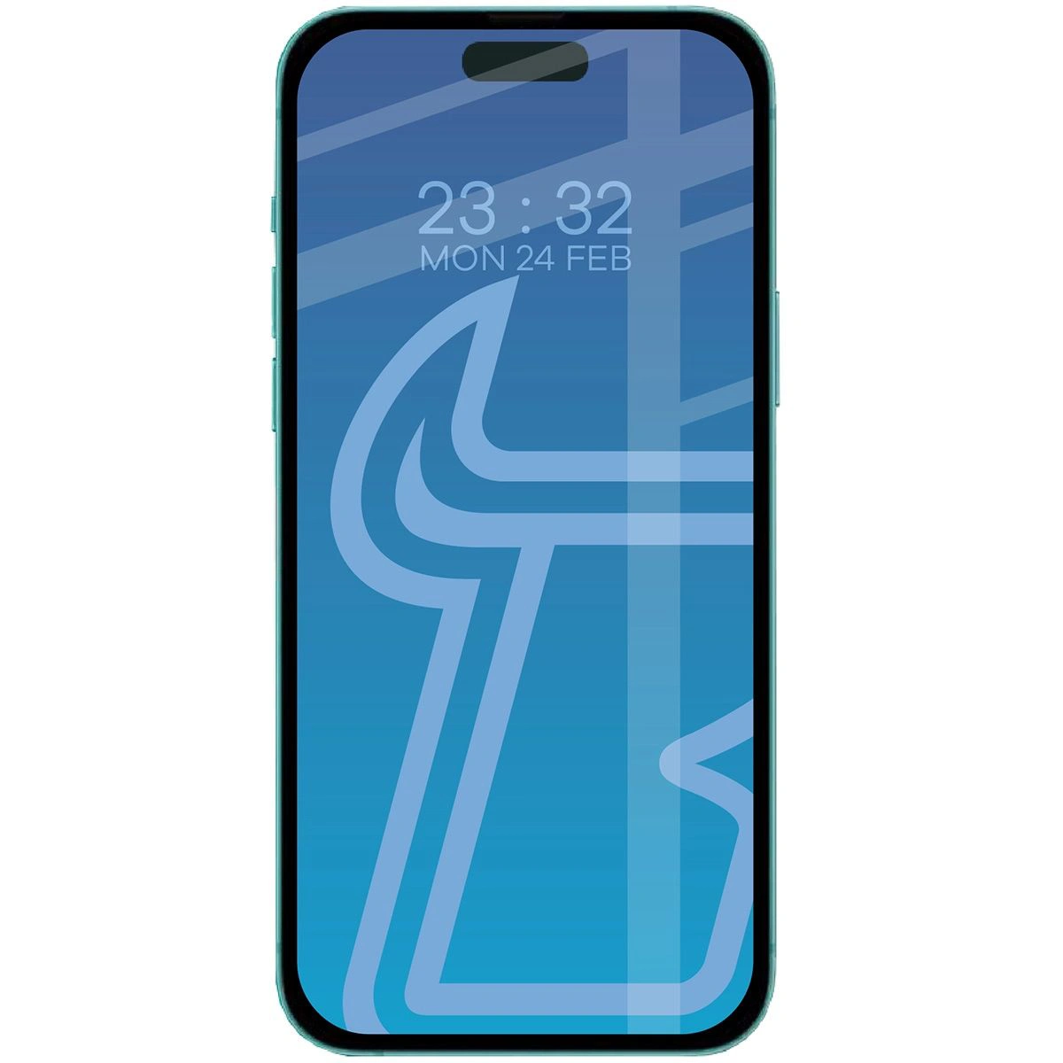 Krystalicznie przejrzysta szybka Bizon Glass Edge do Apple iPhone 15