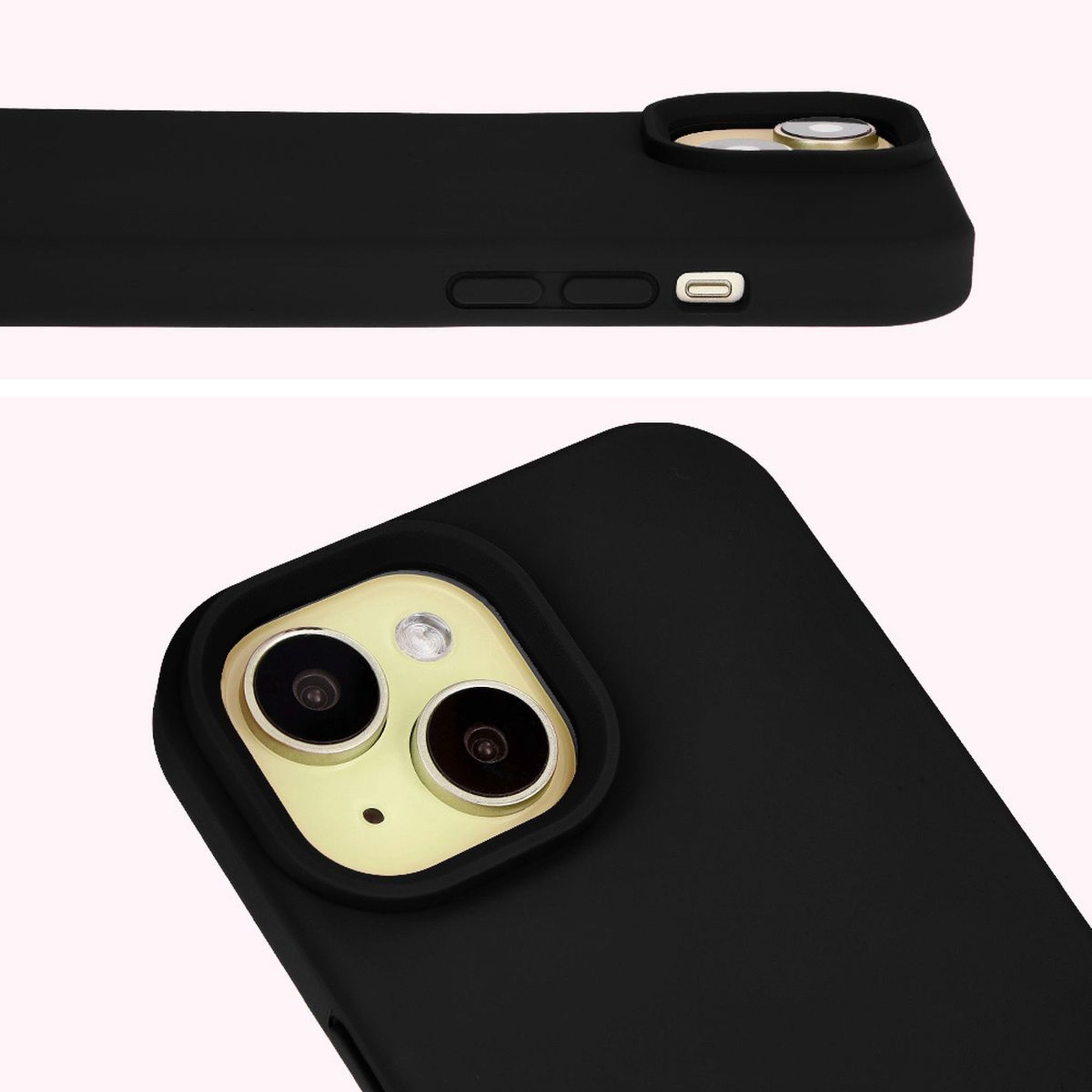 Nahaufnahme der Aussparung für die Linsen in der Bizon Soft Case-Hülle