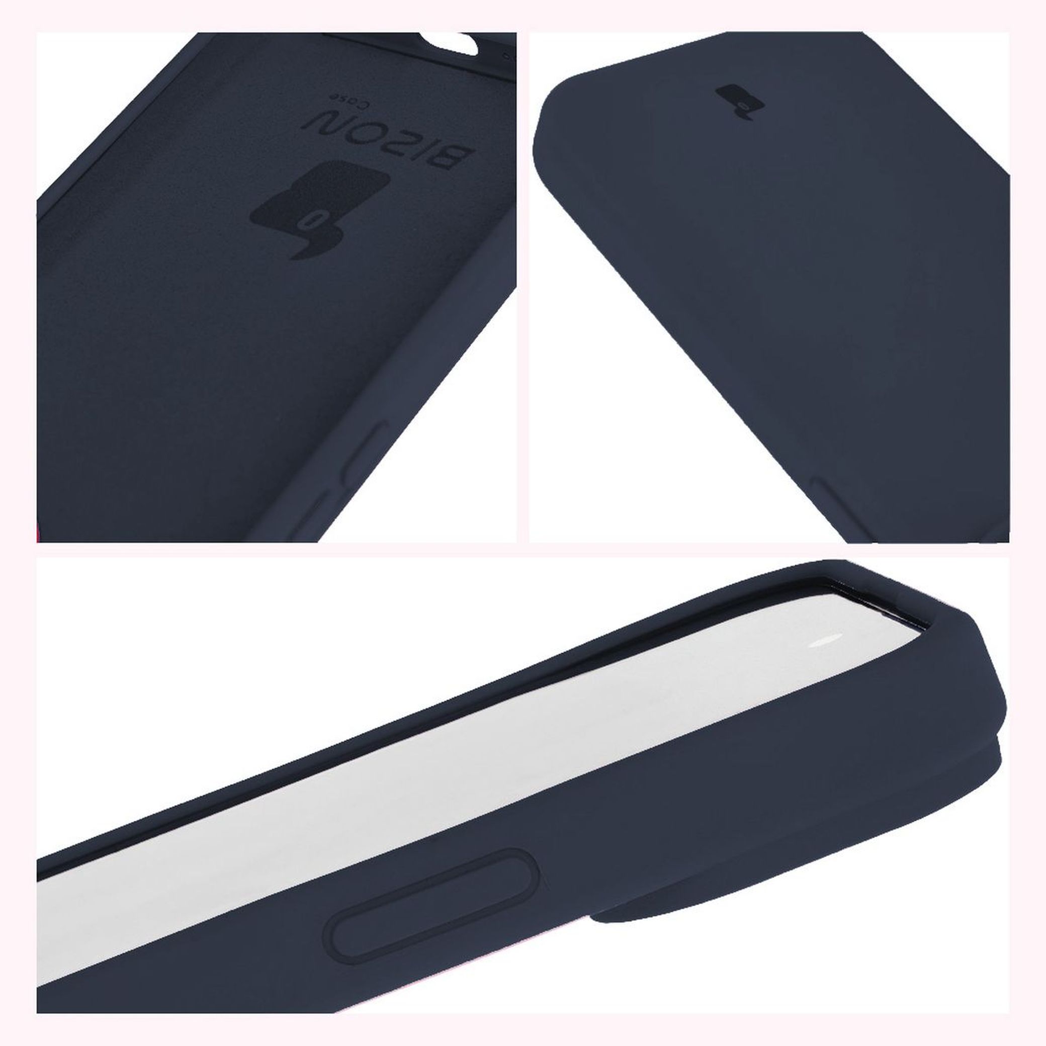 Construcția husei Bizon Soft Case: protecții integrate, margini ridicate și căptușeală din microfibră
