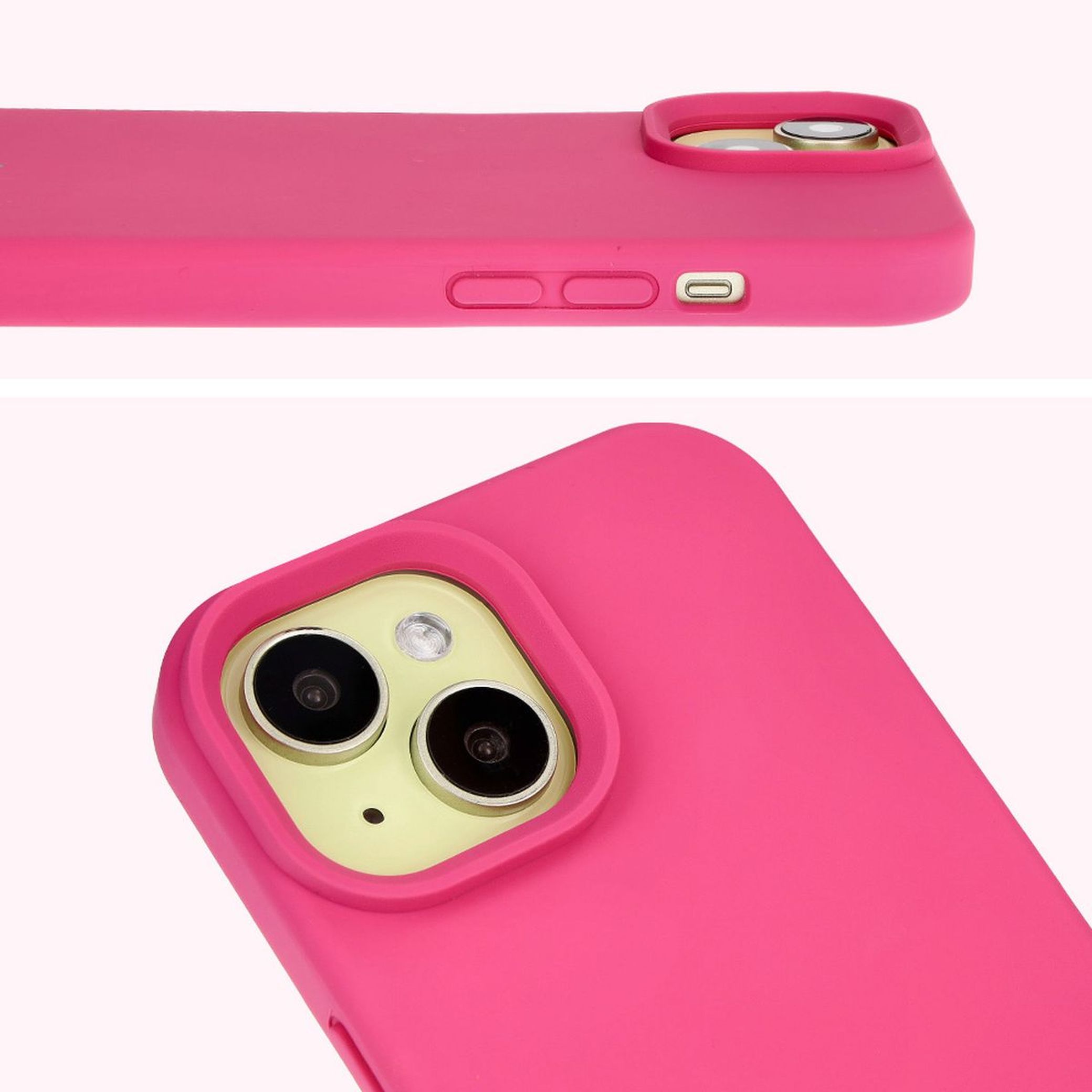 Prim-plan al decupajului pentru lentile în husa Bizon Soft Case