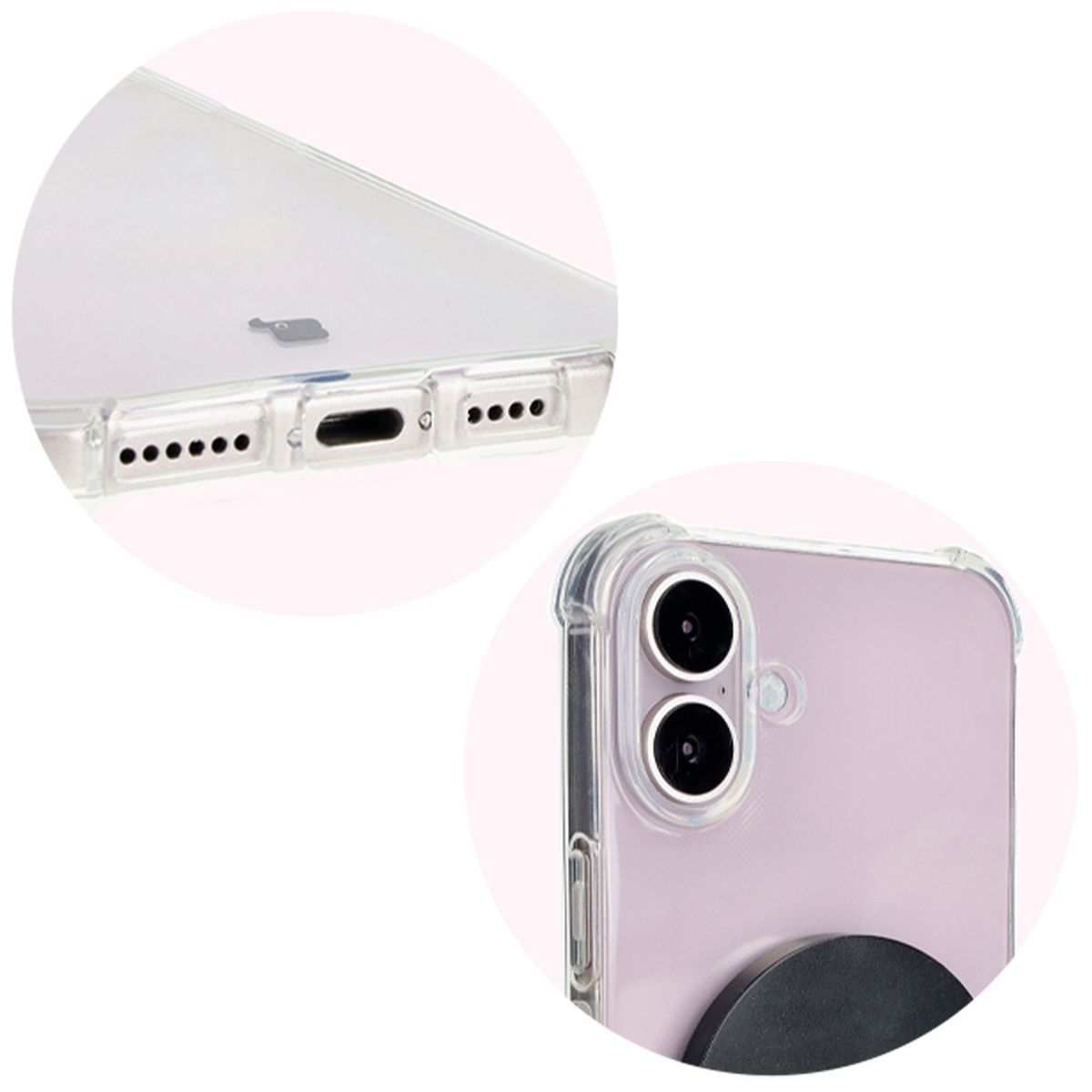 Full cutout and raised edges of the camera in Bizon Case Salpa