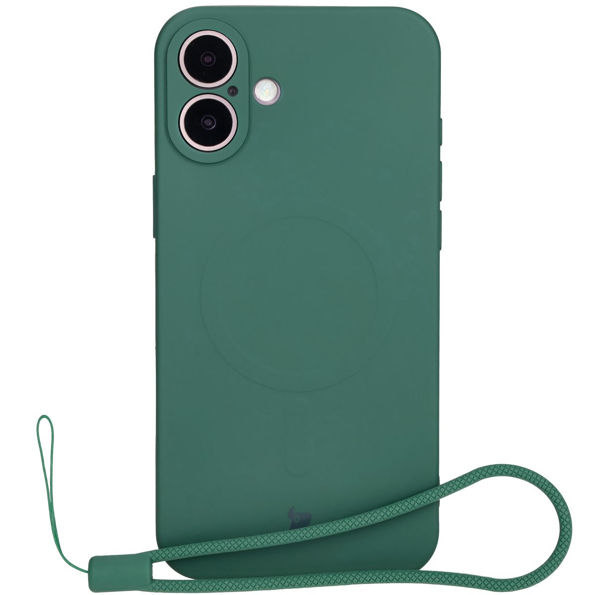 Husă cu inel magnetic Bizon Case Silicone Magnetic pentru Apple iPhone 16 Plus