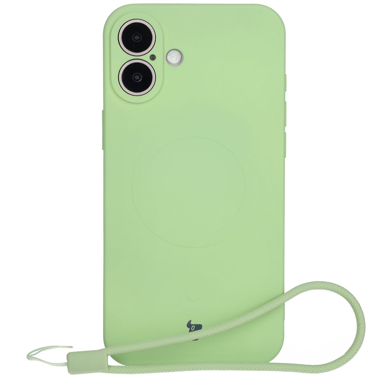 Etui cu inel magnetic Bizon Case Silicone Magnetic pentru Apple iPhone 16 Plus