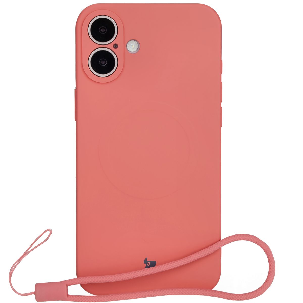 Husă cu inel magnetic Bizon Case Silicone Magnetic pentru Apple iPhone 16 Plus