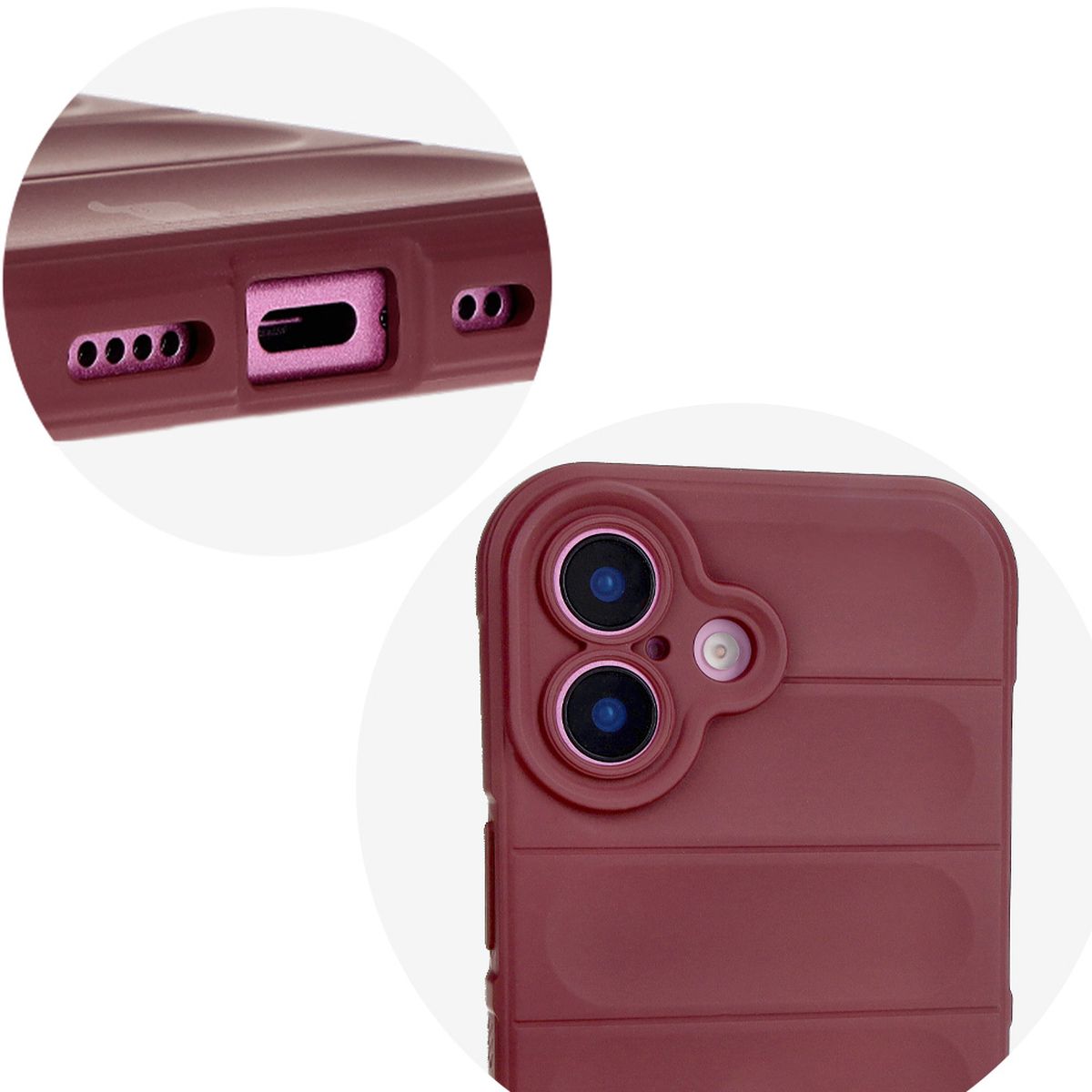 Decupaje precise și compatibilitate cu încărcarea wireless în husa Bizon Case Tur
