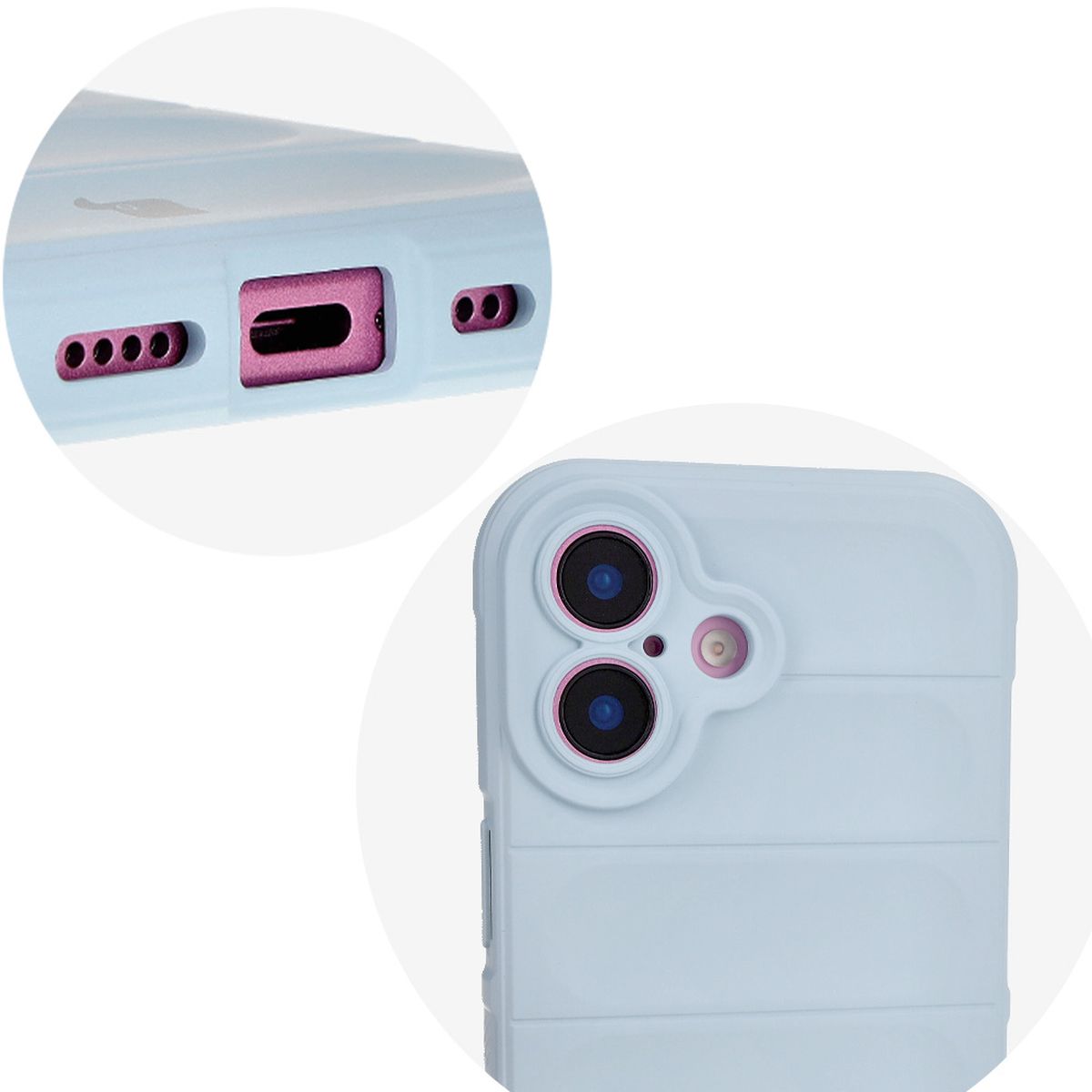 Decupaje precise și compatibilitate cu încărcarea wireless în husa Bizon Case Tur