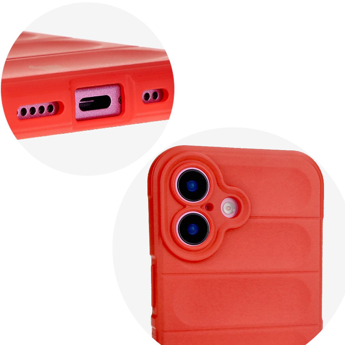 Decupaje precise și compatibilitate cu încărcarea wireless în husă Bizon Case Tur