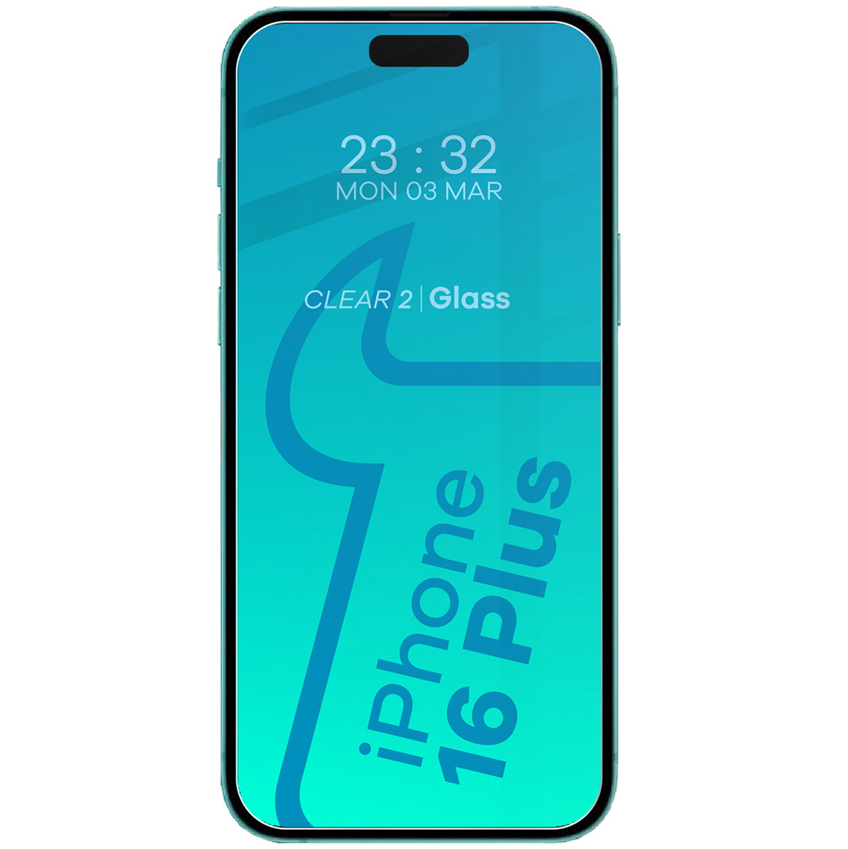 Szkło hartowane do Apple iPhone 16 Plus Bizon Glass Clear 2