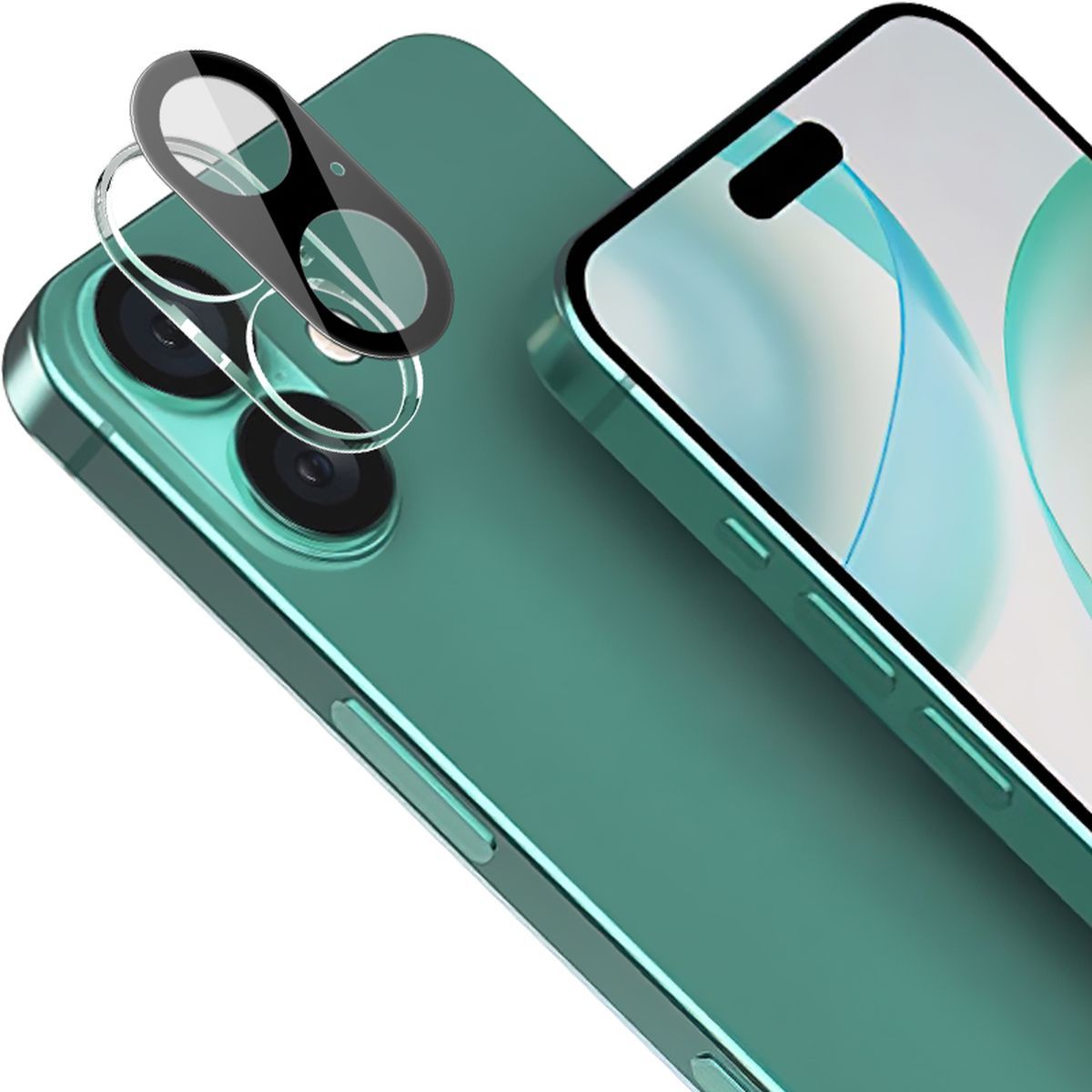 Szkło na obiektyw do Apple iPhone 16 Plus zawarte w zestawie