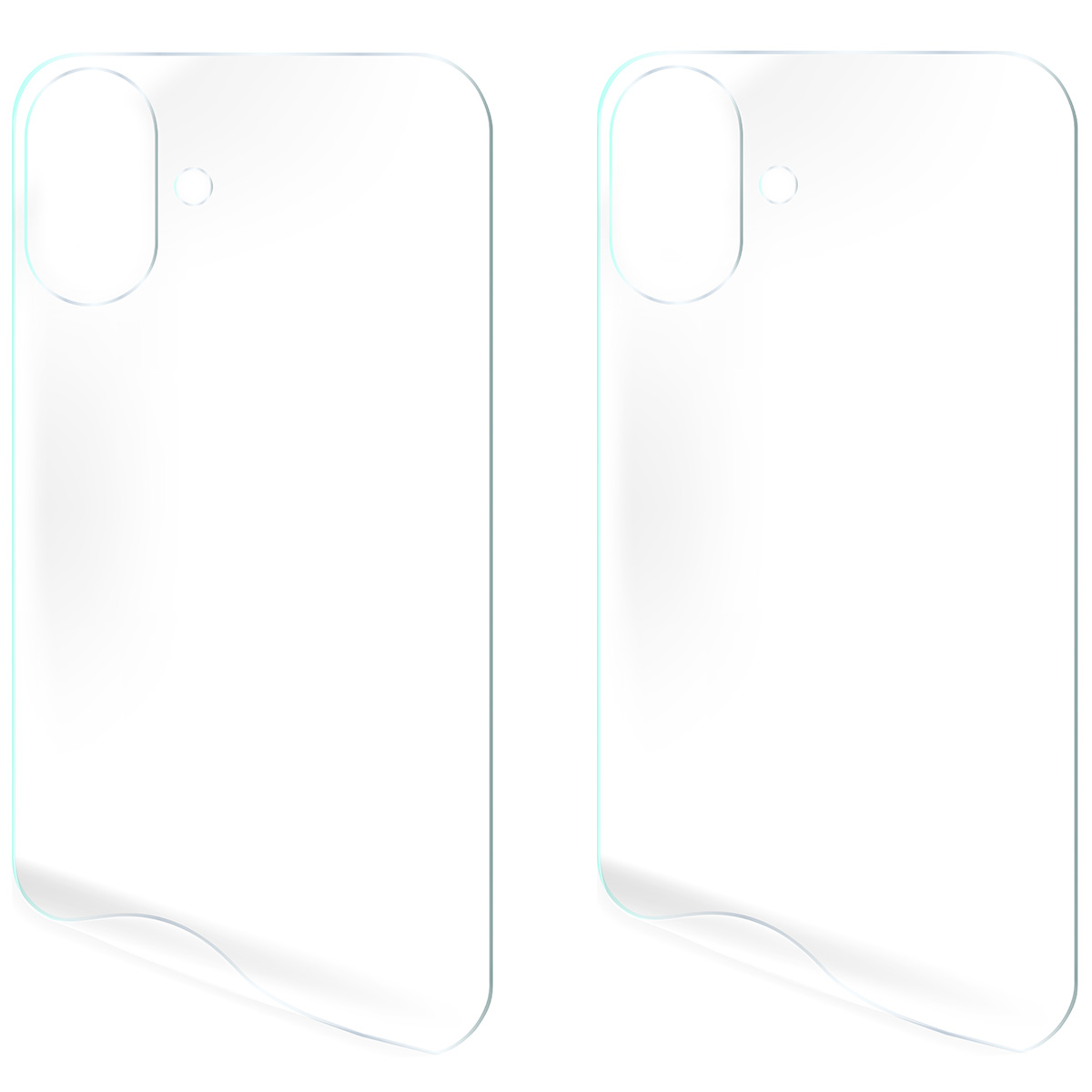 Przezroczystość folii hydrożelowej na tył telefonu Bizon Glass Hydrogel Back