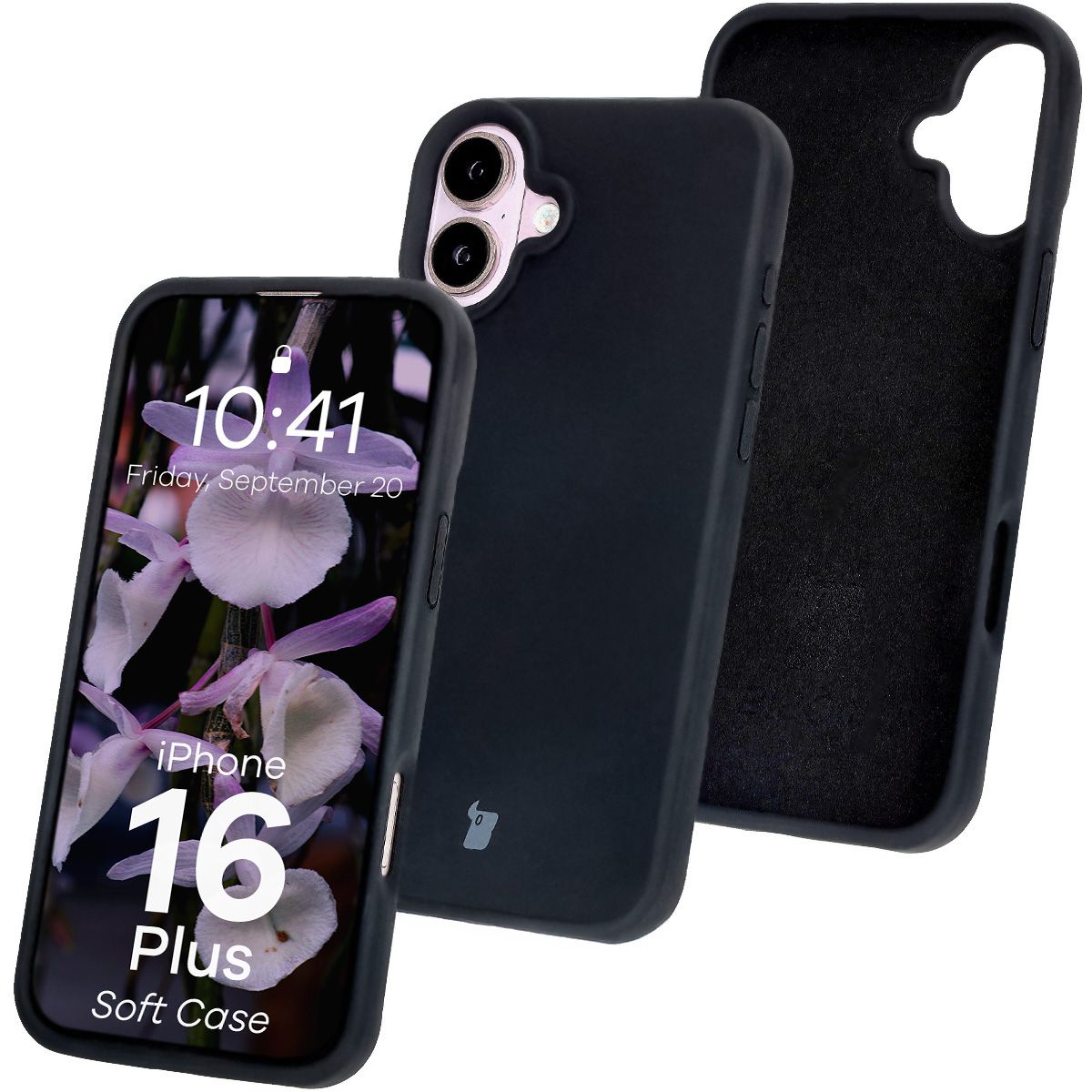 Bizon Soft Case silicone case for Apple iPhone 16 Plus