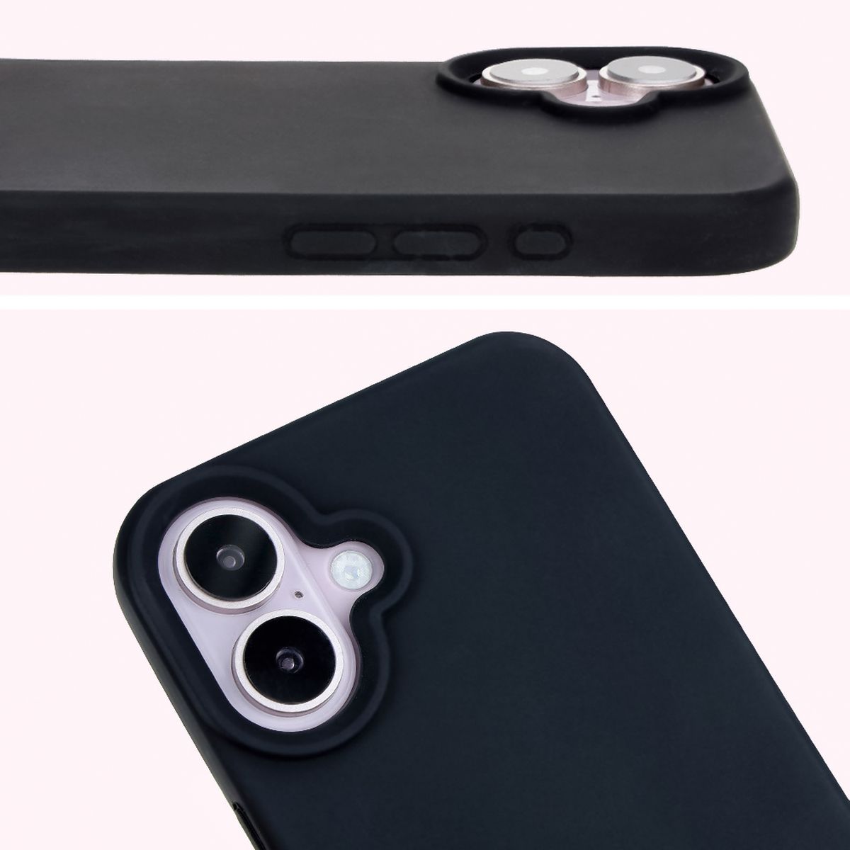 Close-up of the lens cutout in Bizon Soft Case