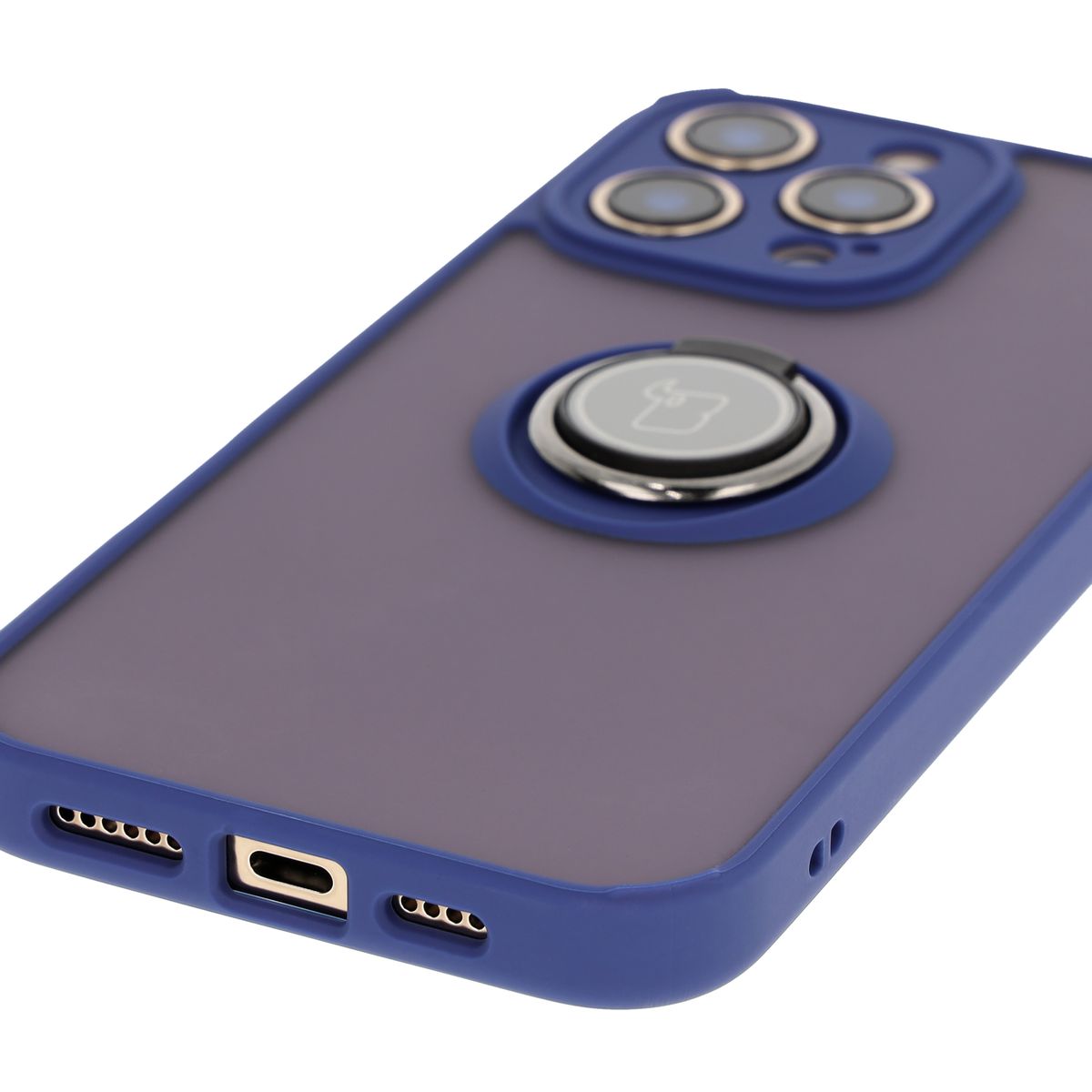 Decupaje precise, capace integrate și decupaj pentru lanyard în husa Bizon Case Hybrid Ring