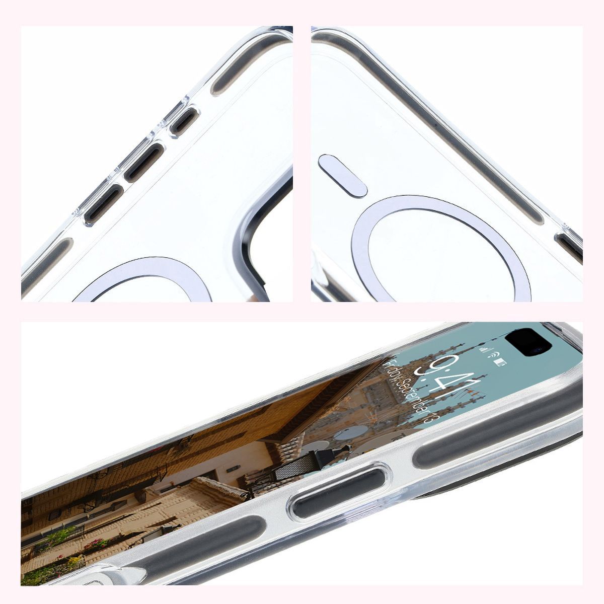 Funkcja amortyzacji wstrząsów i podwyższone ranty ekranu w etui Bizon Case Marco