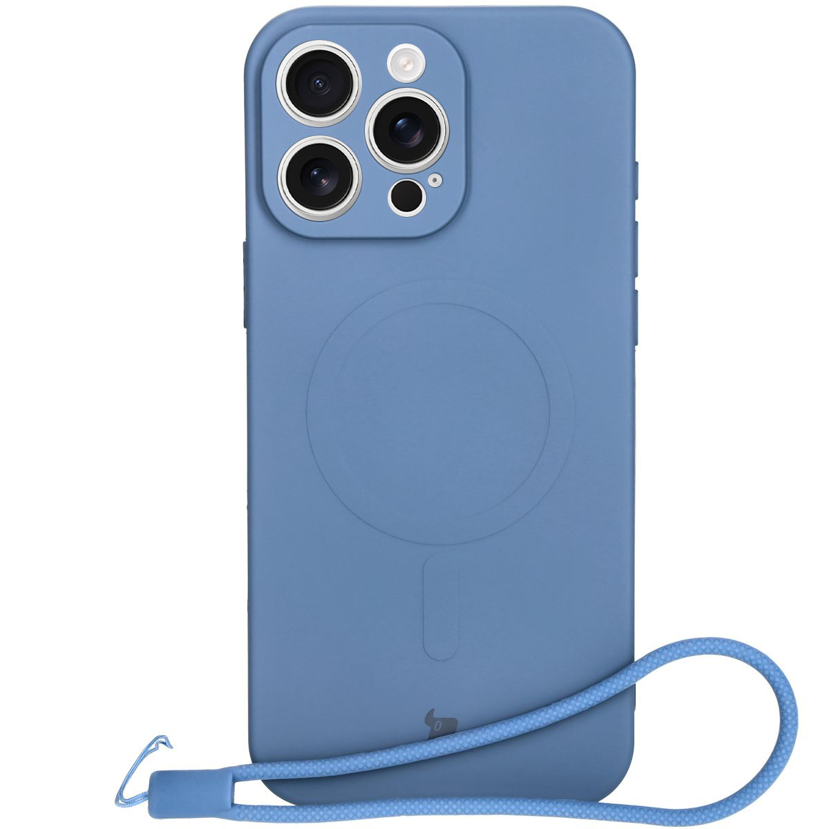 Etui cu inel magnetic Bizon Case Silicone Magnetic pentru Apple iPhone 16 Pro Max
