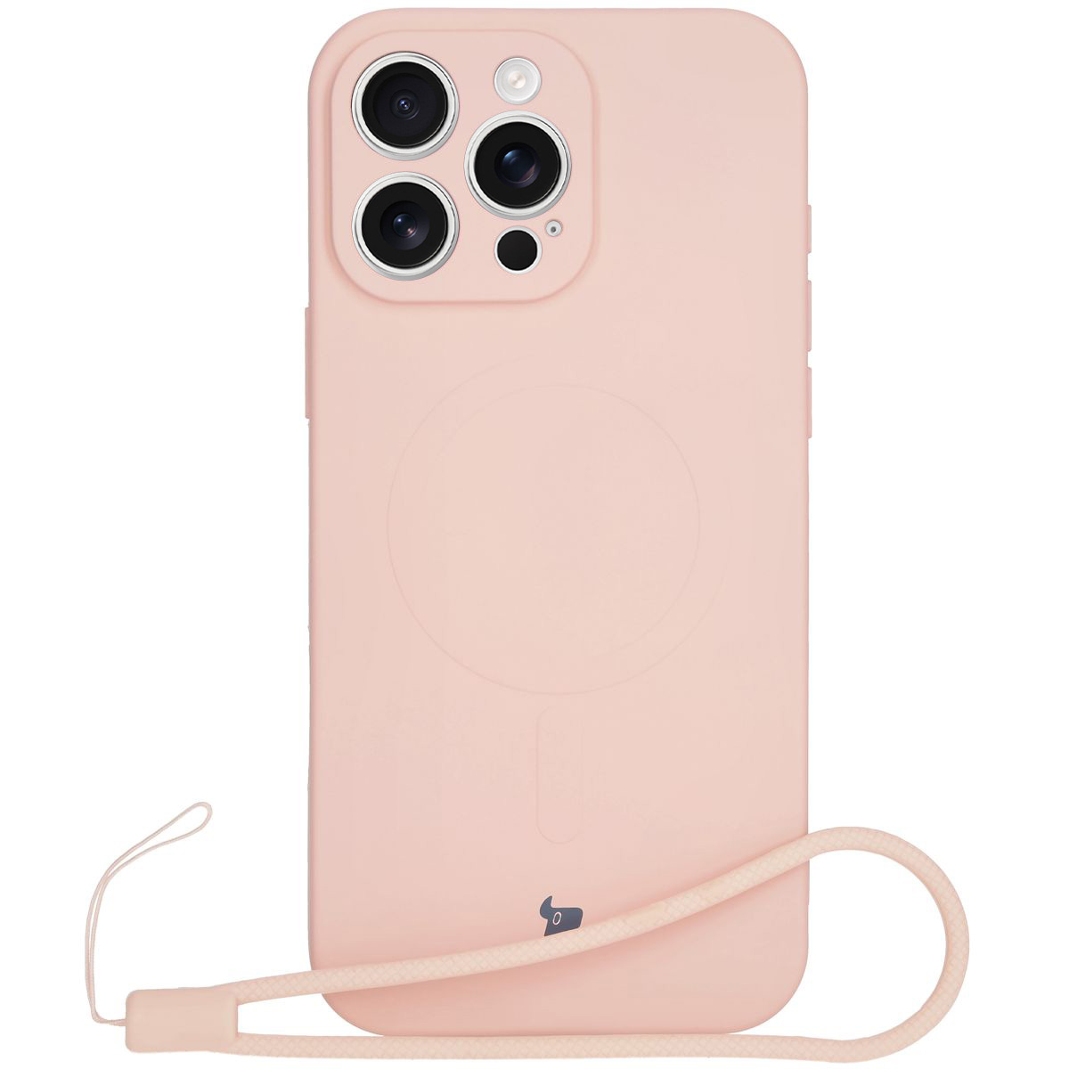 Husă cu inel magnetic Bizon Case Silicone Magnetic pentru Apple iPhone 16 Pro Max