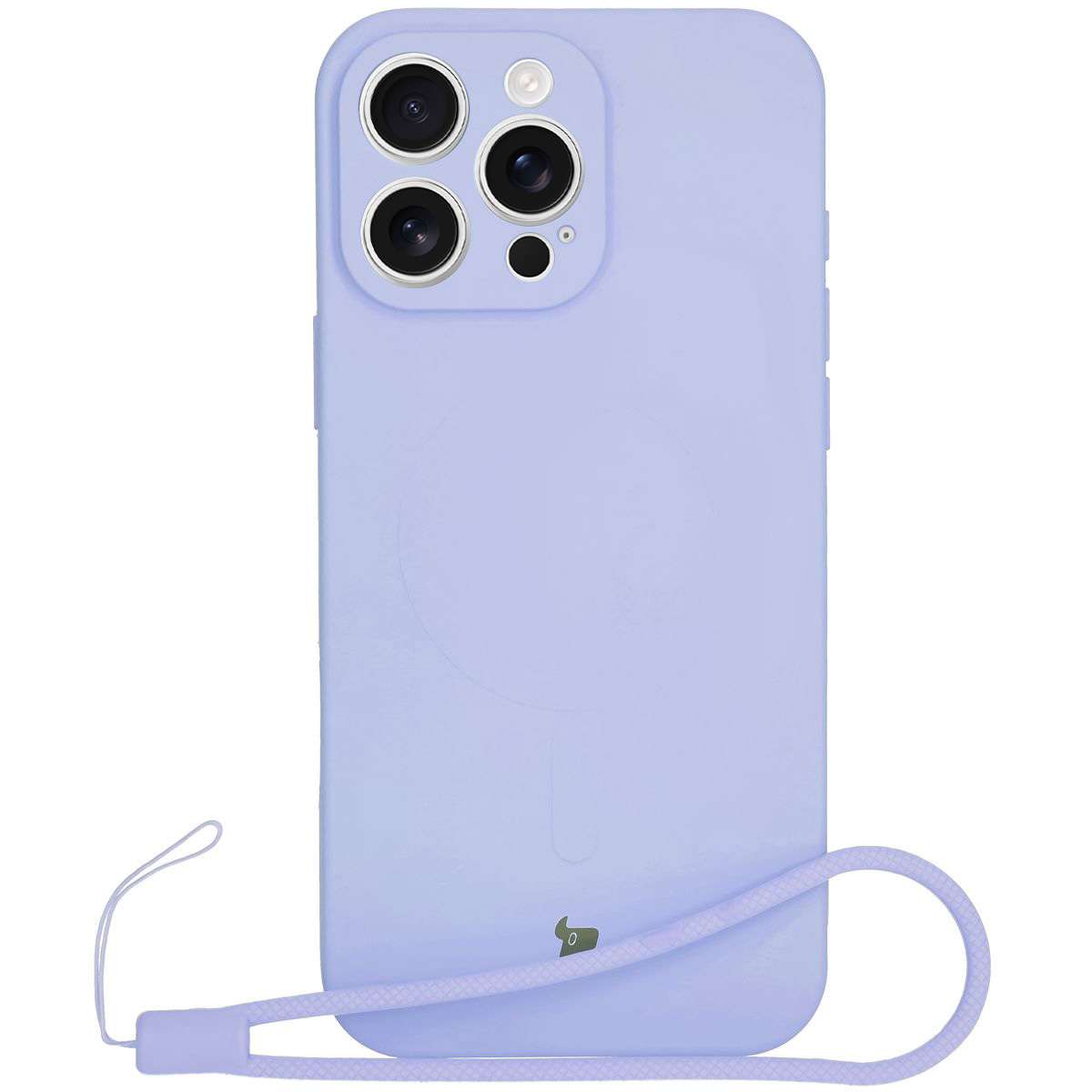 Etui cu inel magnetic Bizon Case Silicone Magnetic pentru Apple iPhone 16 Pro Max