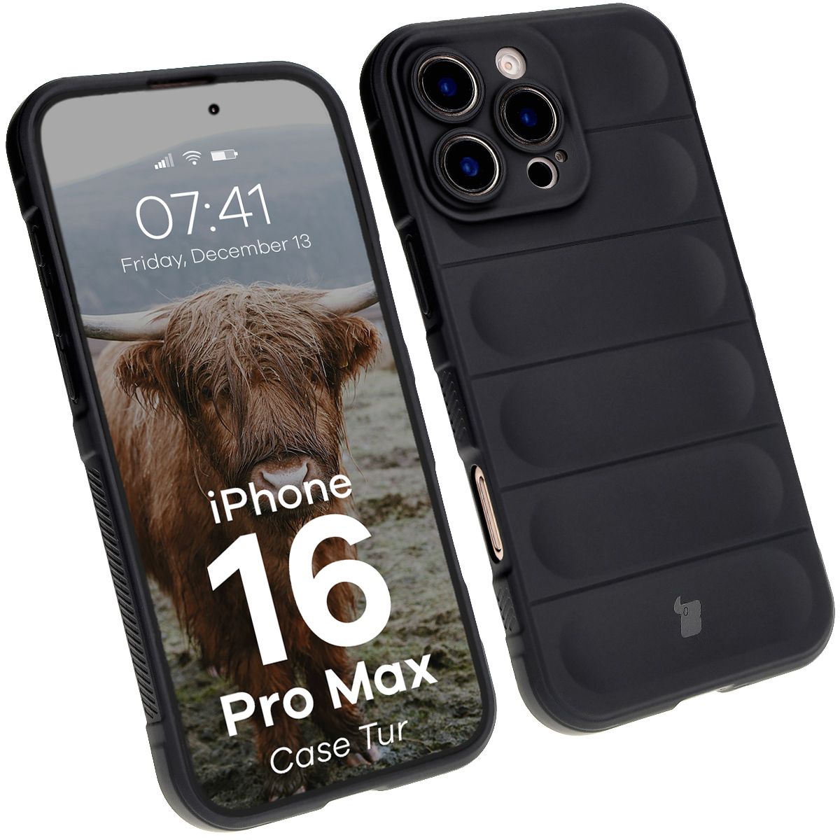 Carcasa robustă Bizon Case Tur pentru Apple iPhone 16 Pro Max