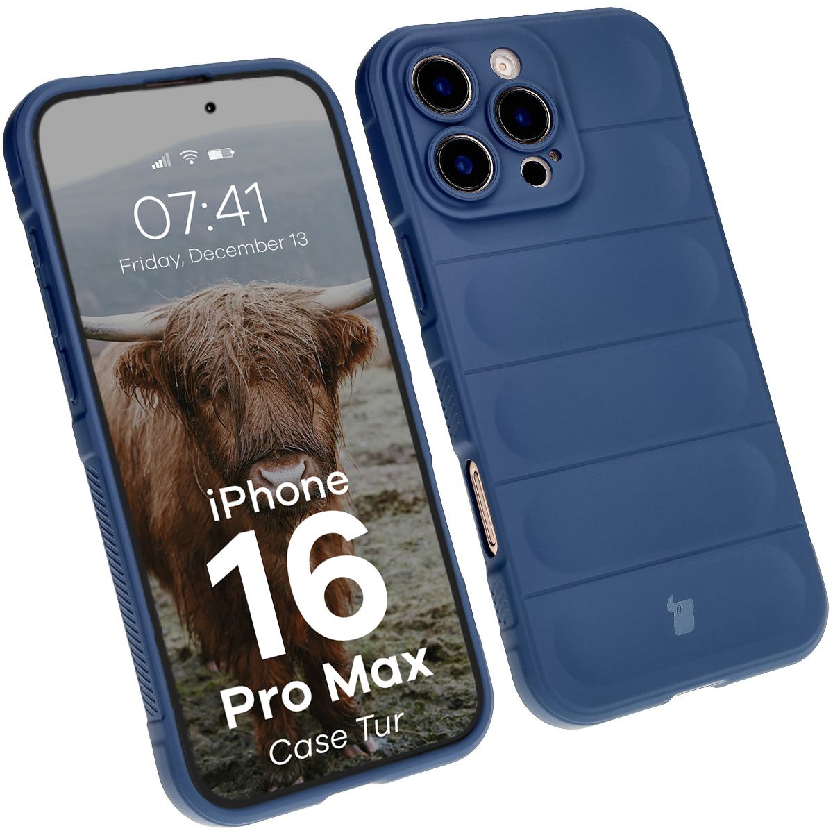 Husa robustă Bizon Case Tur pentru Apple iPhone 16 Pro Max