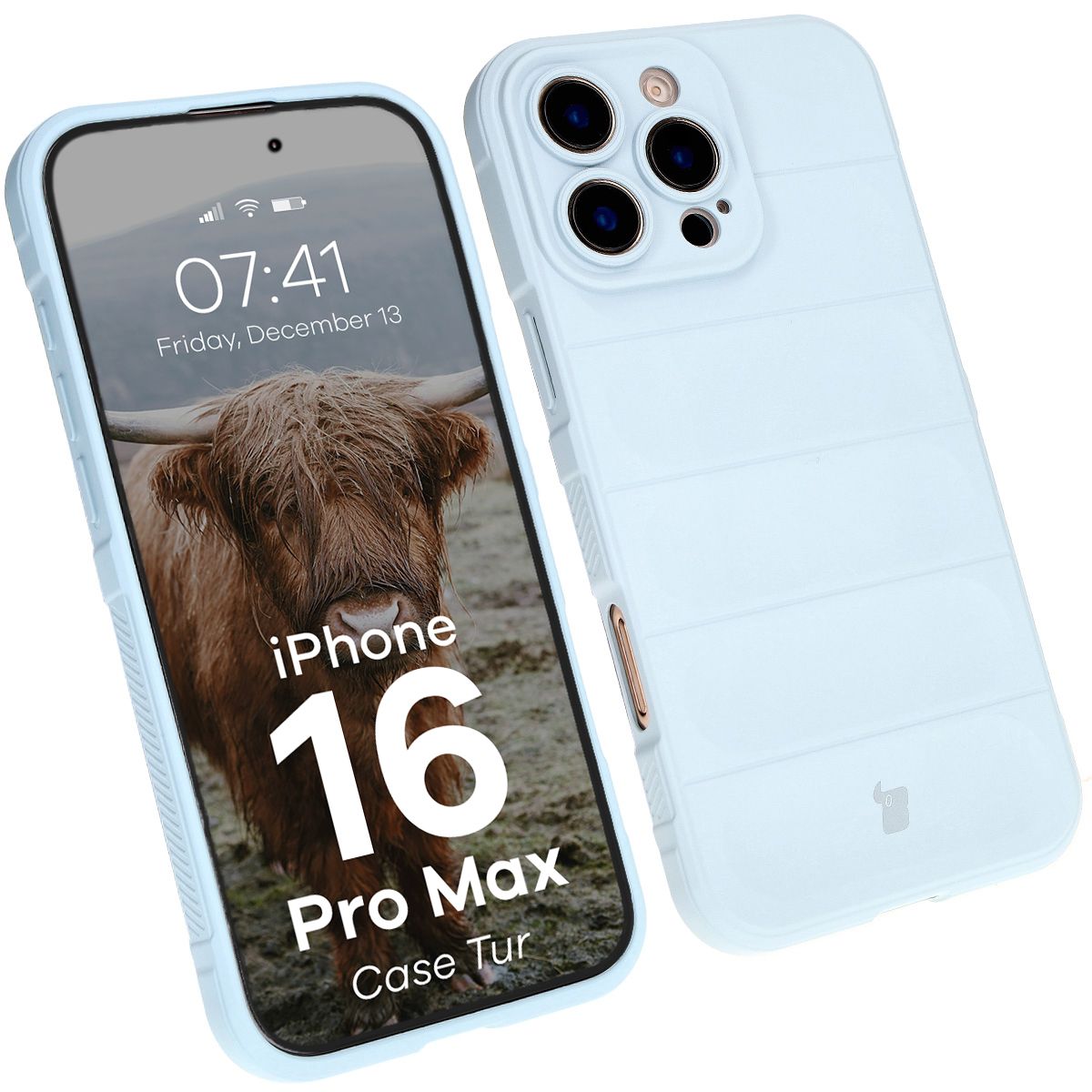Husă rezistentă Bizon Case Tur pentru Apple iPhone 16 Pro Max