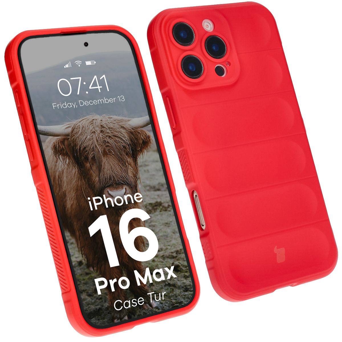 Husă robustă Bizon Case Tur pentru Apple iPhone 16 Pro Max
