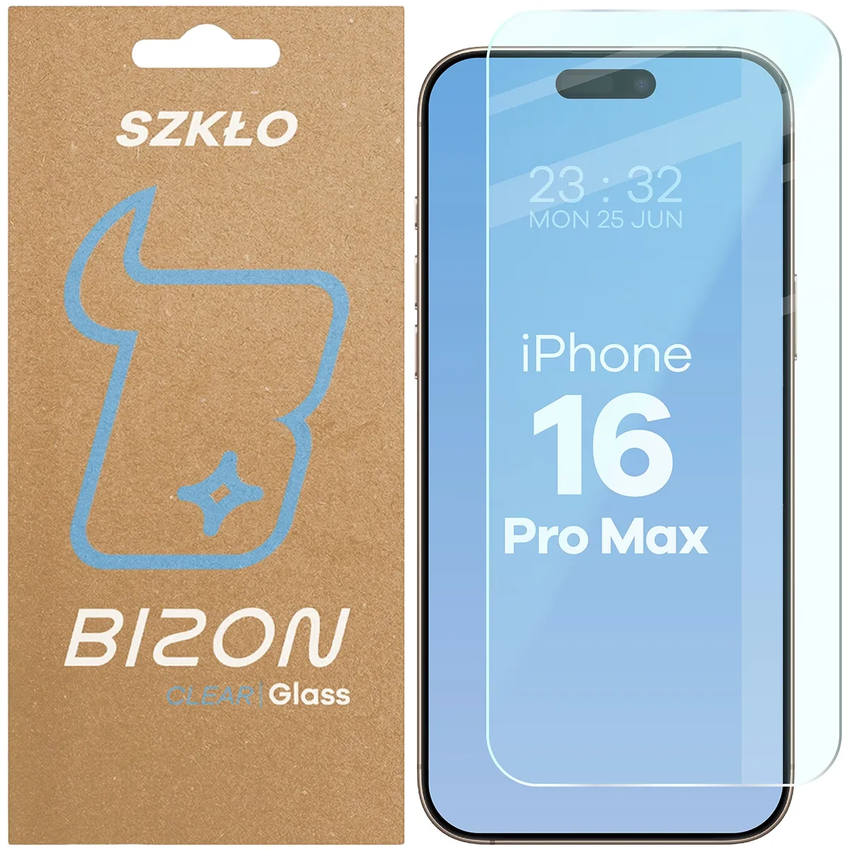 Szkło hartowane Bizon Glass Clear 2 do iPhone 16 Pro Max