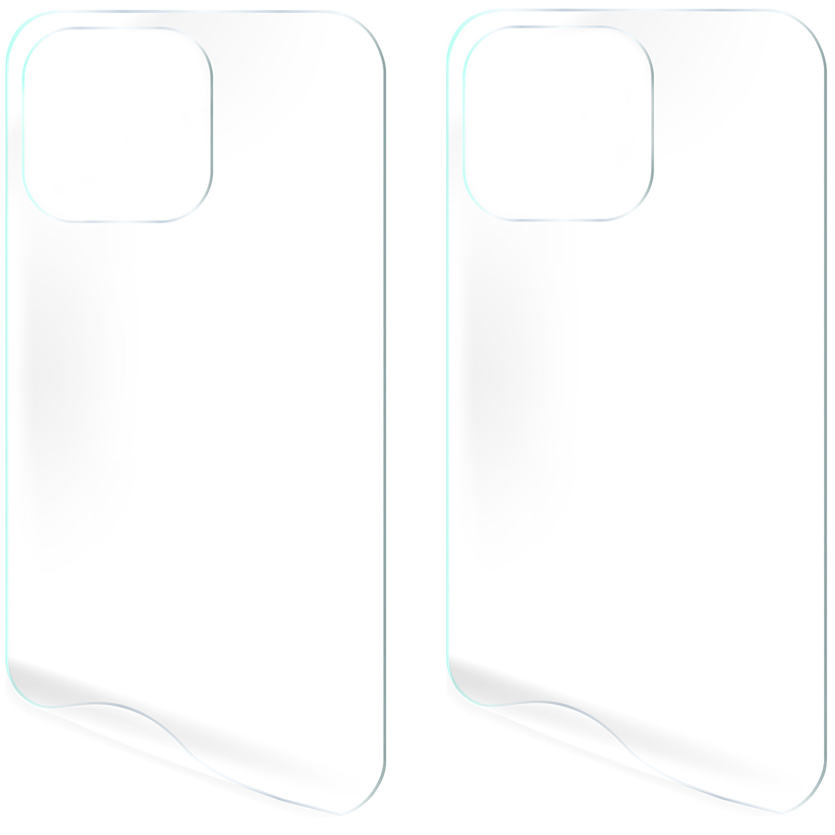 Przezroczystość folii hydrożelowej na tył telefonu Bizon Glass Hydrogel Back