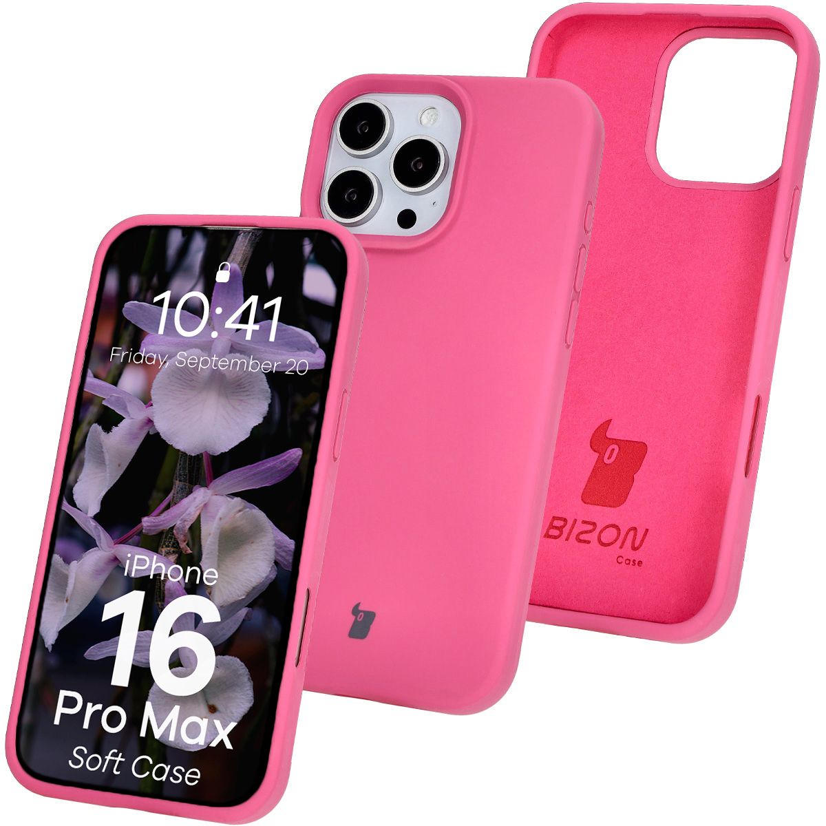 Husa din silicon Bizon Soft Case pentru Apple iPhone 16 Pro Max