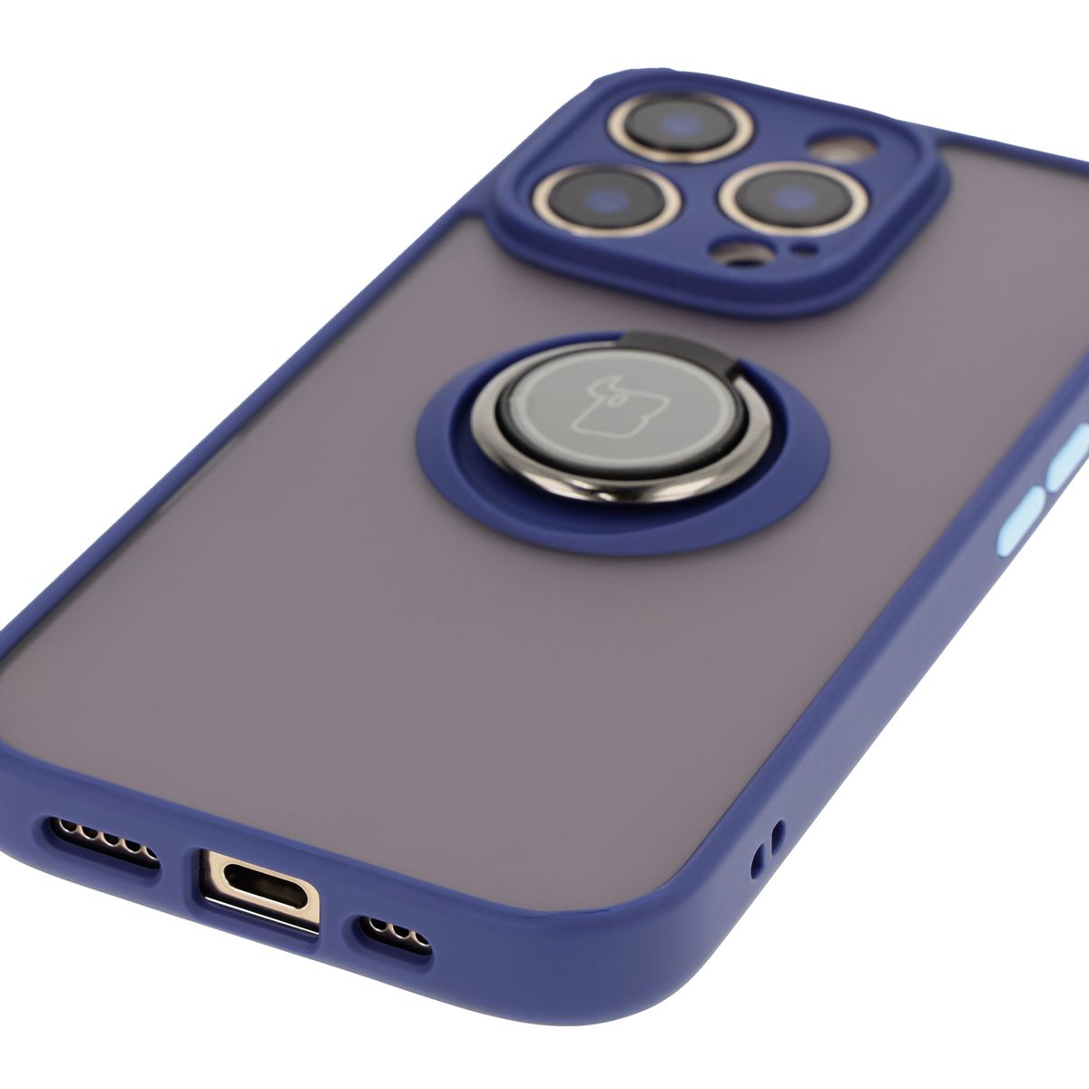 Decupaje precise, capace integrate și decupaj pentru lanyard în husa Bizon Case Hybrid Ring