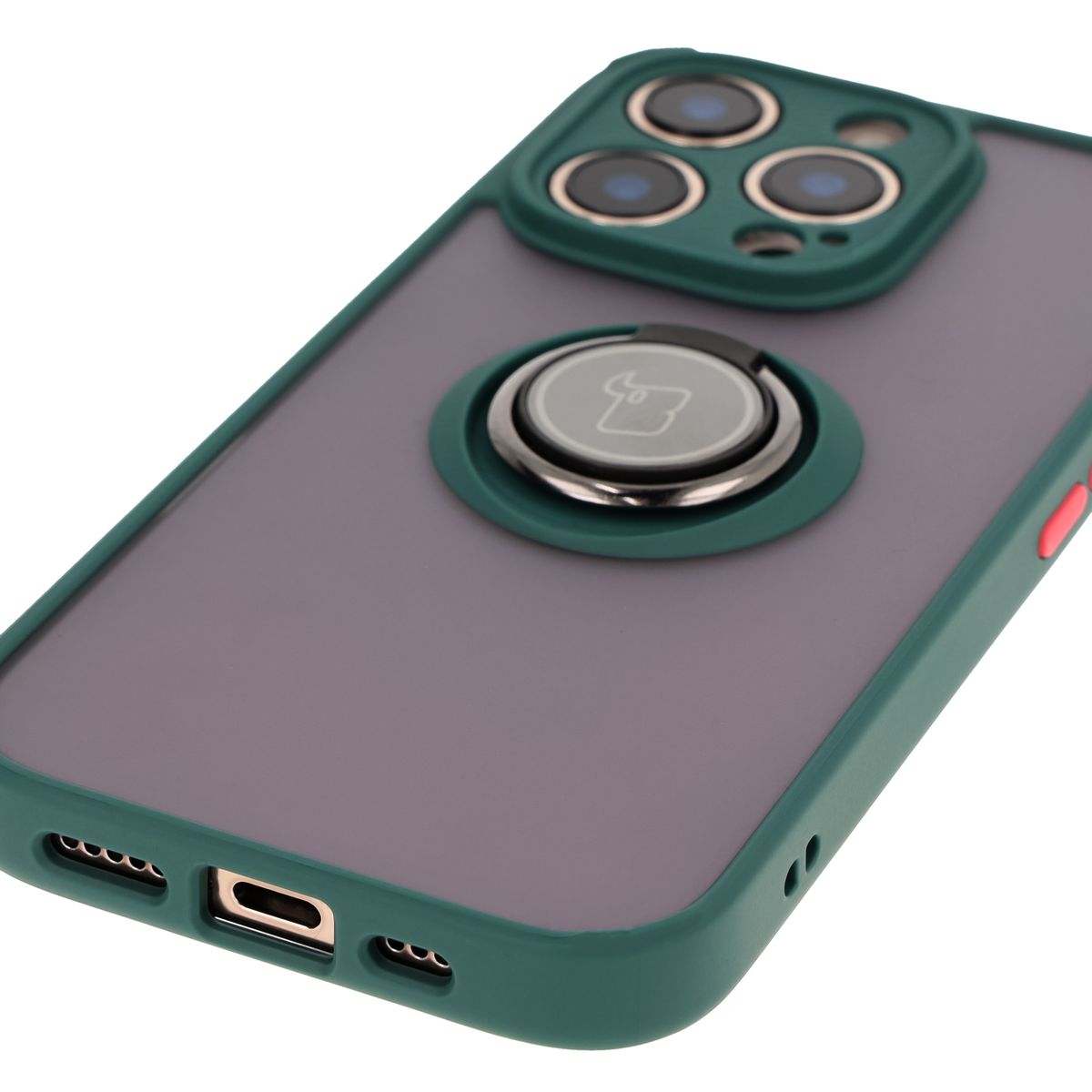 Decupaje precise, capace integrate și decupaj pentru cordon în carcasa Bizon Case Hybrid Ring