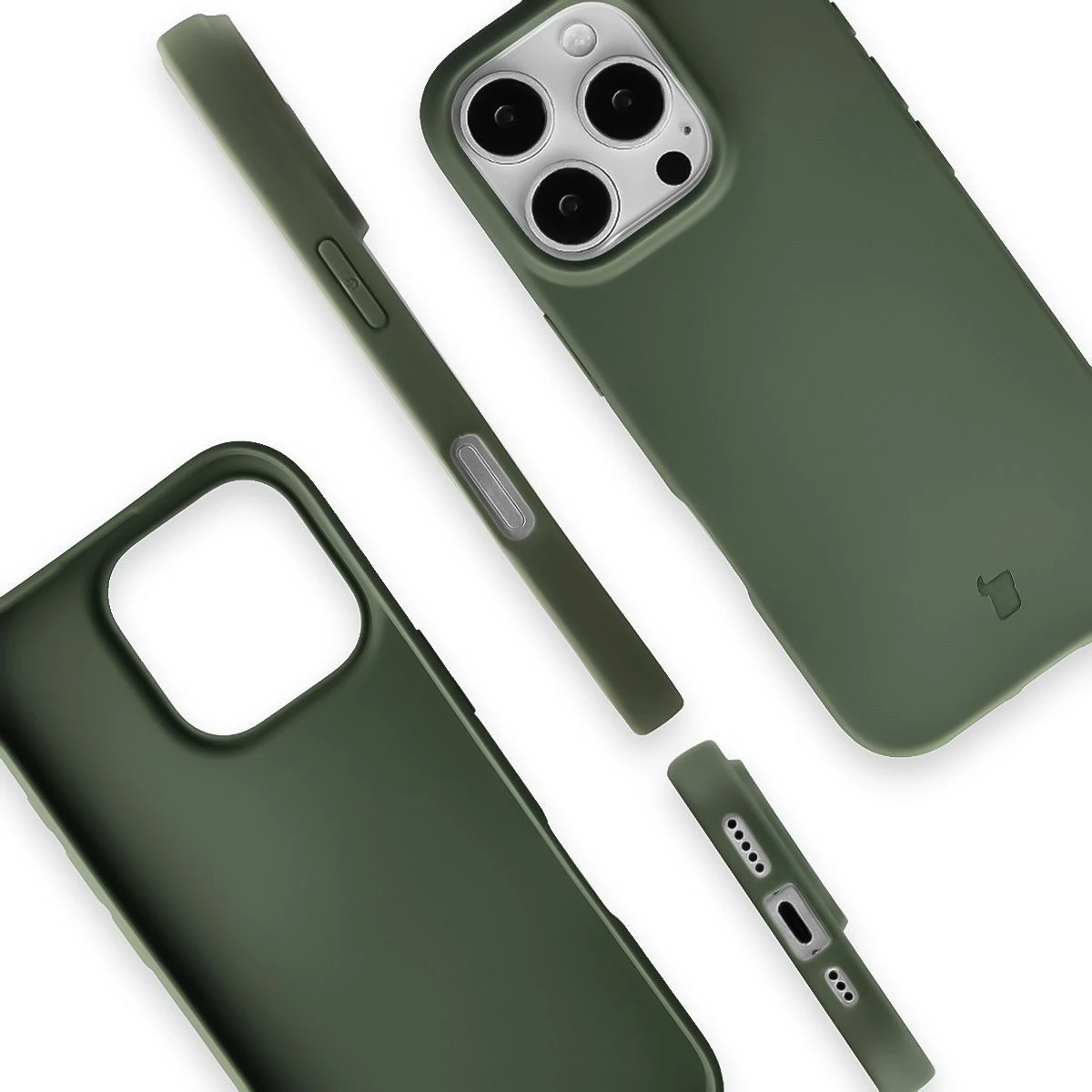Construcția husei Bizon Case ReLeaf pentru Apple iPhone 16 Pro