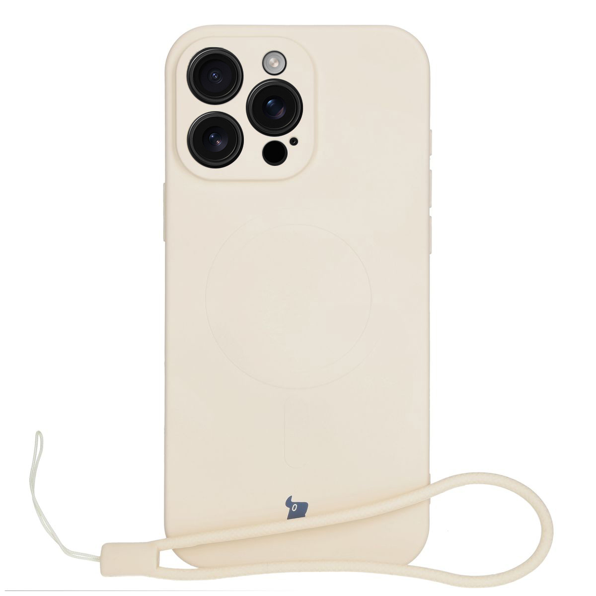 Carcasă cu inel magnetic Bizon Case Silicone Magnetic pentru Apple iPhone 16 Pro